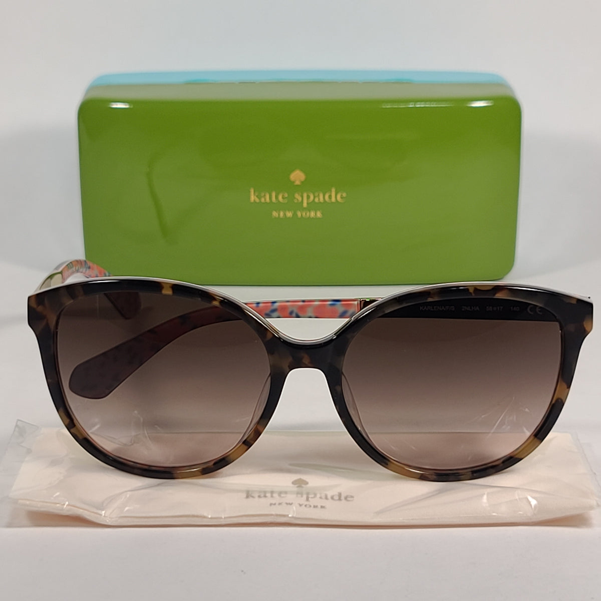 Kate Spade Kahli Havana/Beige Squared Cat Eye – Eyedictive