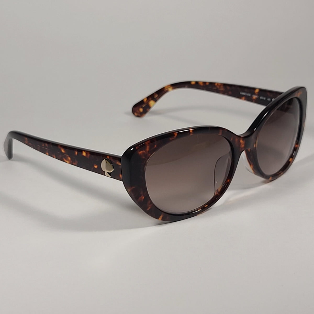 Kate Spade Everettfs 086ha Cat Eye Sunglasses Dark Brown Havana Fram 0624