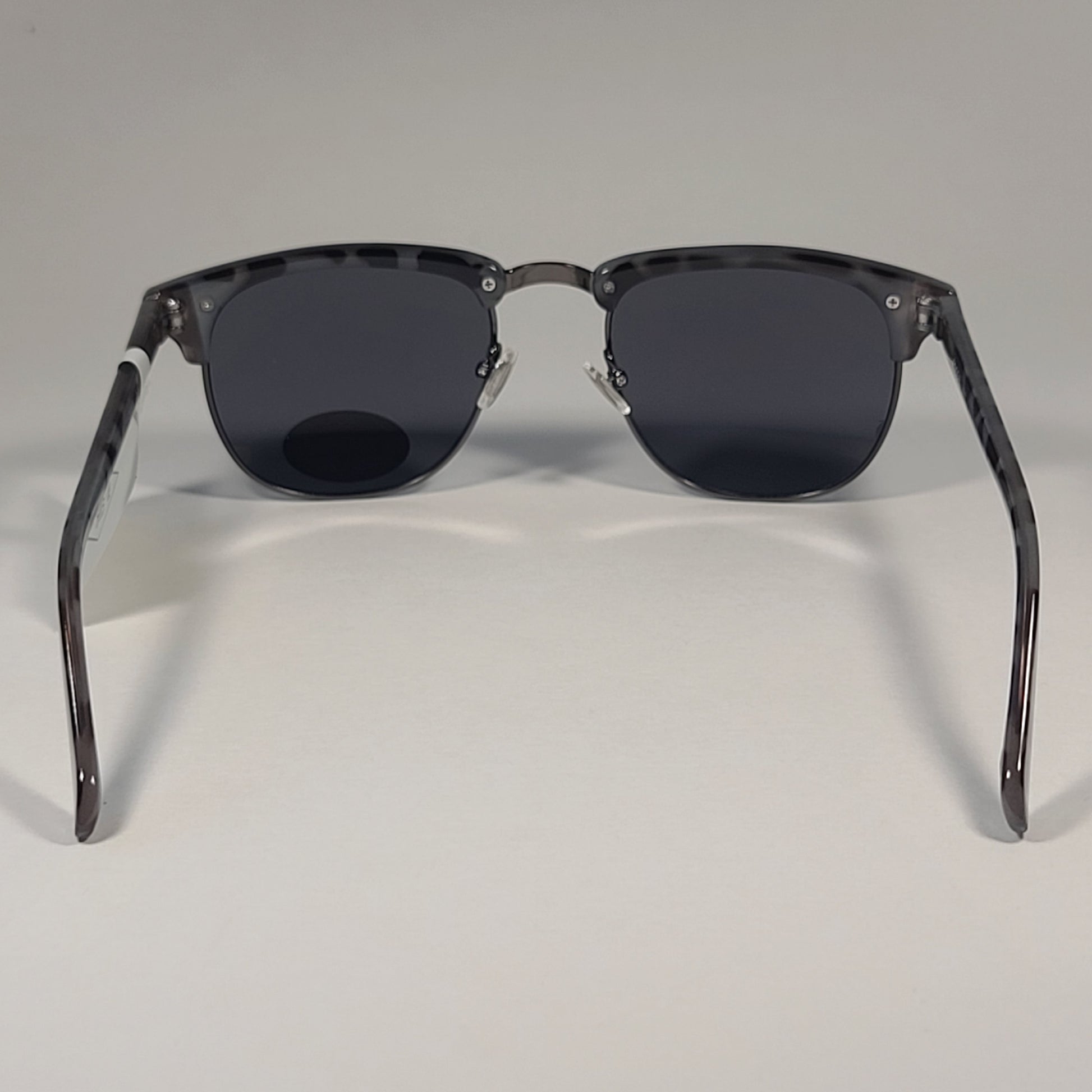 Fossil FW143 Club Sunglasses Gray Tortoise Frame Solid Gray Lens - Sunglasses