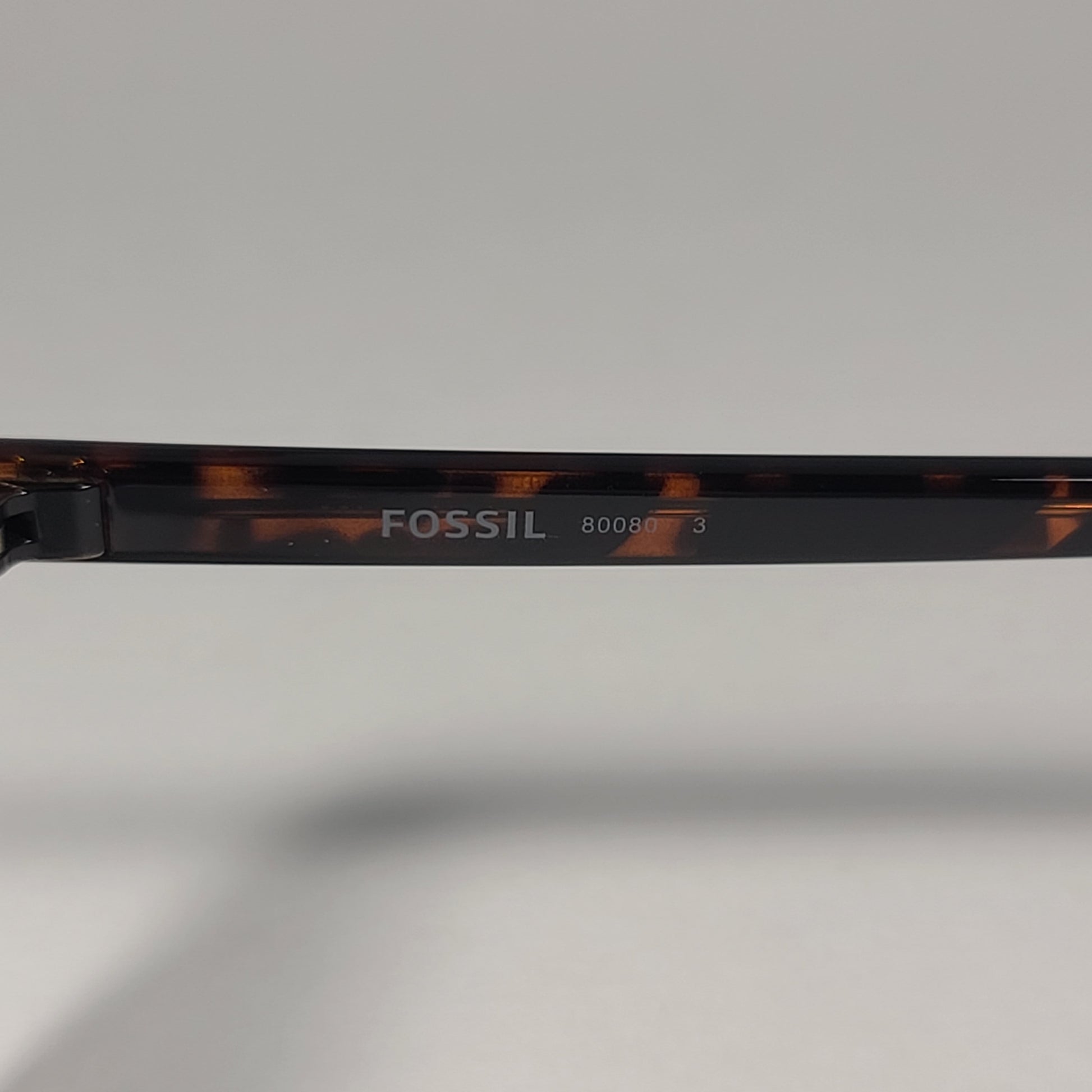 Fossil FM143 Men’s Club Sunglasses Brown Tortoise / Gold Frame Solid Green Lens - Sunglasses