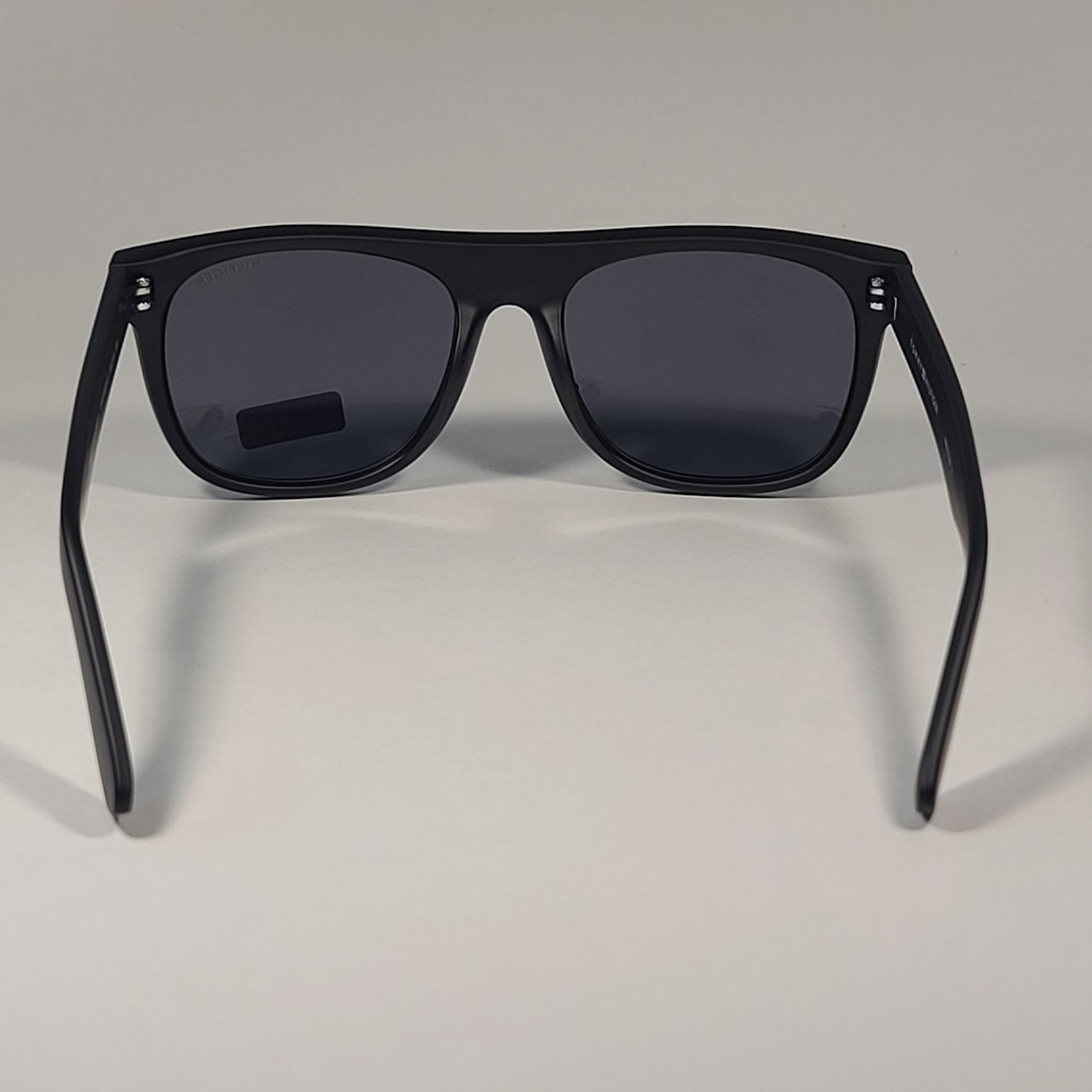 Tommy Hilfiger Drake MP OM611 Square Sunglasses Matte Black Gray Tinted Lens - Sunglasses
