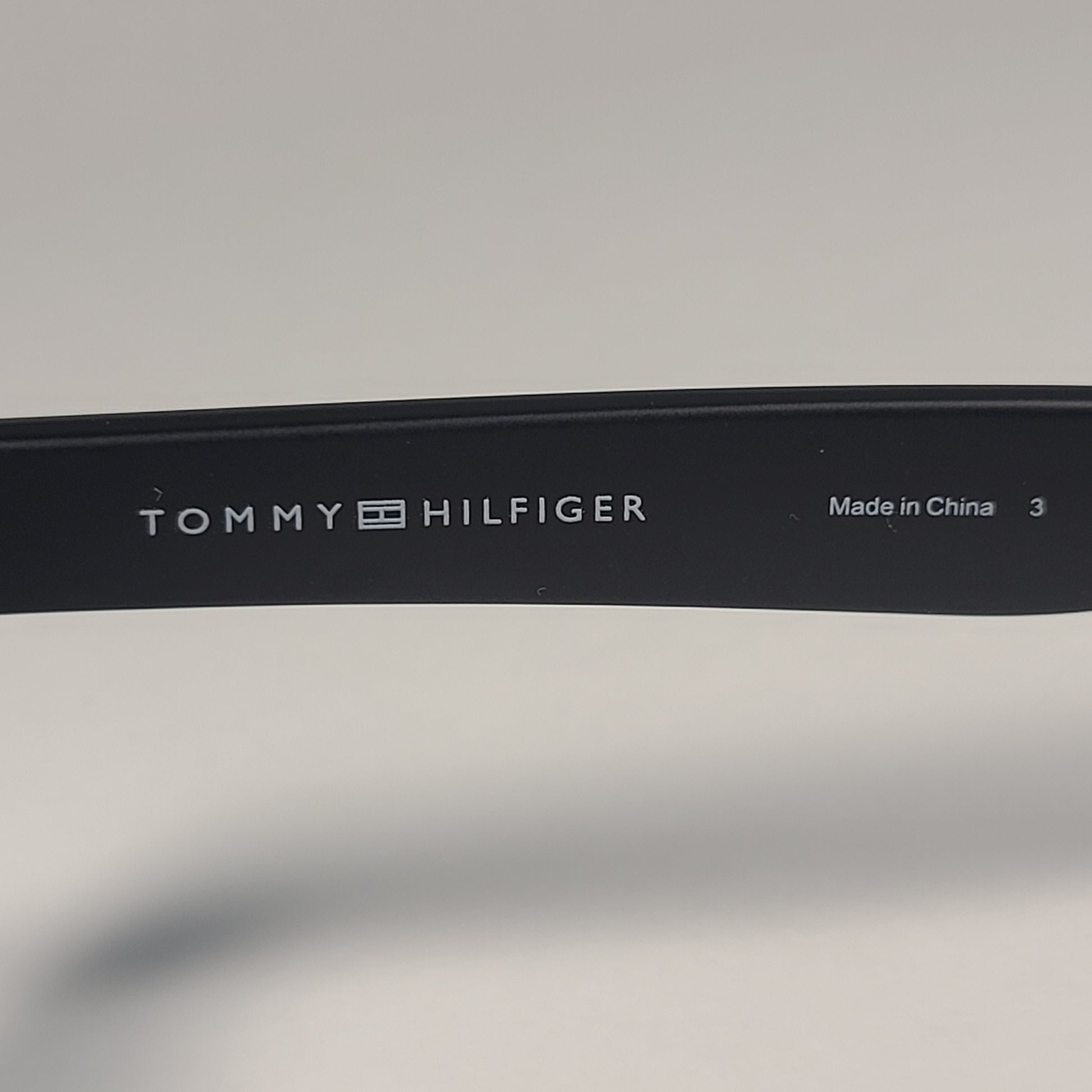 Tommy Hilfiger Drake MP OM611 Square Sunglasses Matte Black Gray Tinted Lens - Sunglasses