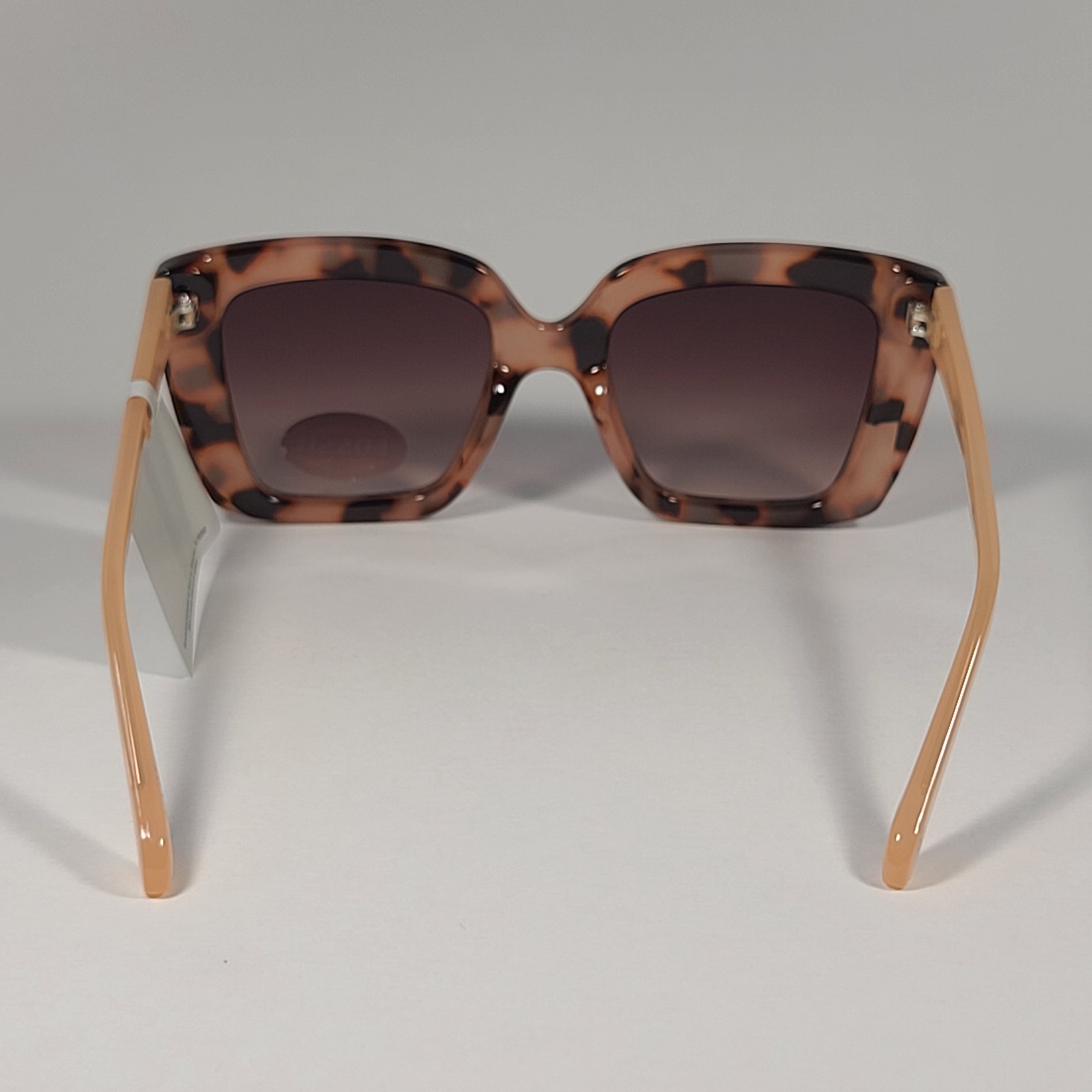 Fossil FW223 Oversize Butterfly Sunglasses Light Tortoise Brown 