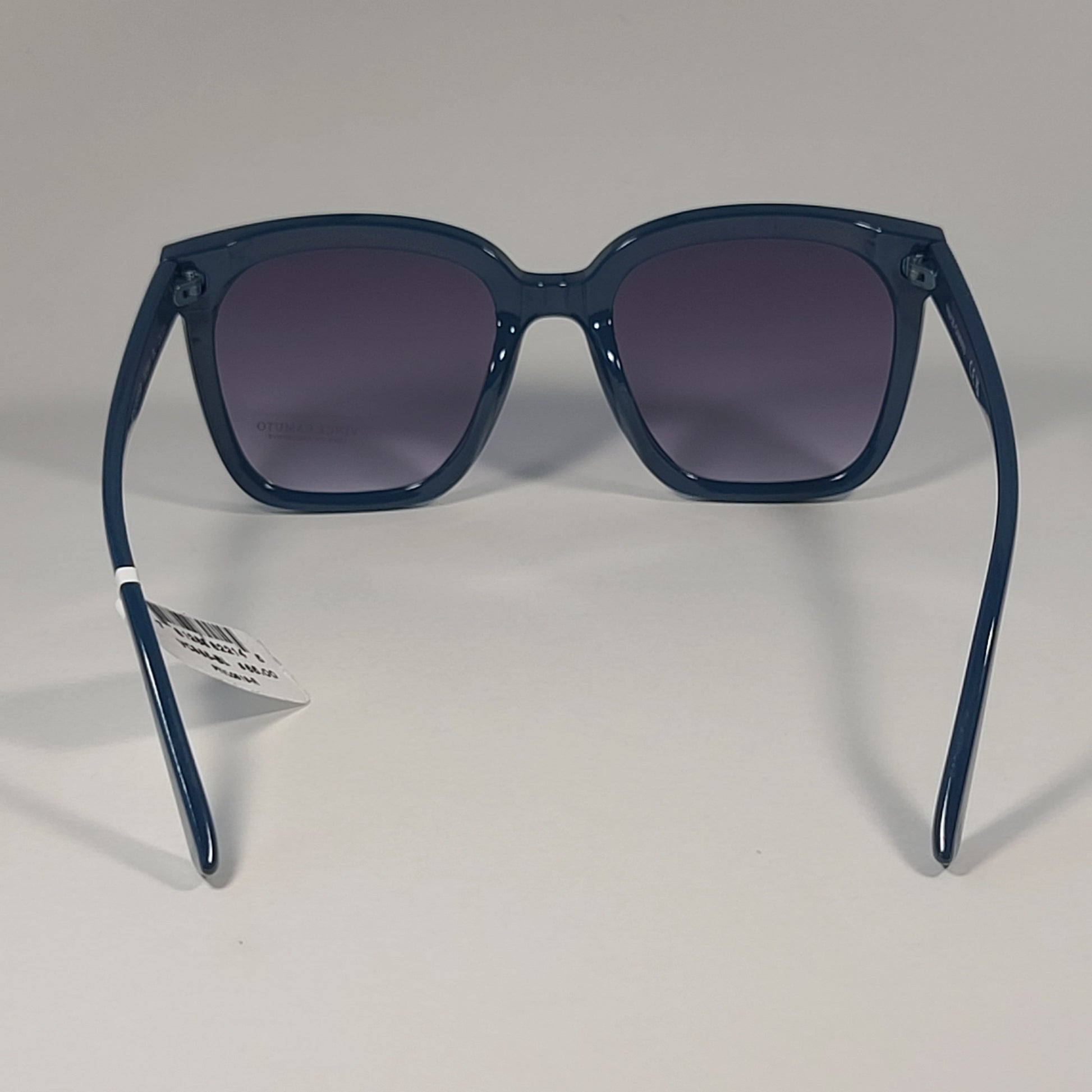 Vince Camuto VC965 BL Oversize Sunglasses Blue Frame Gray Smoke Gradient Lens - Sunglasses