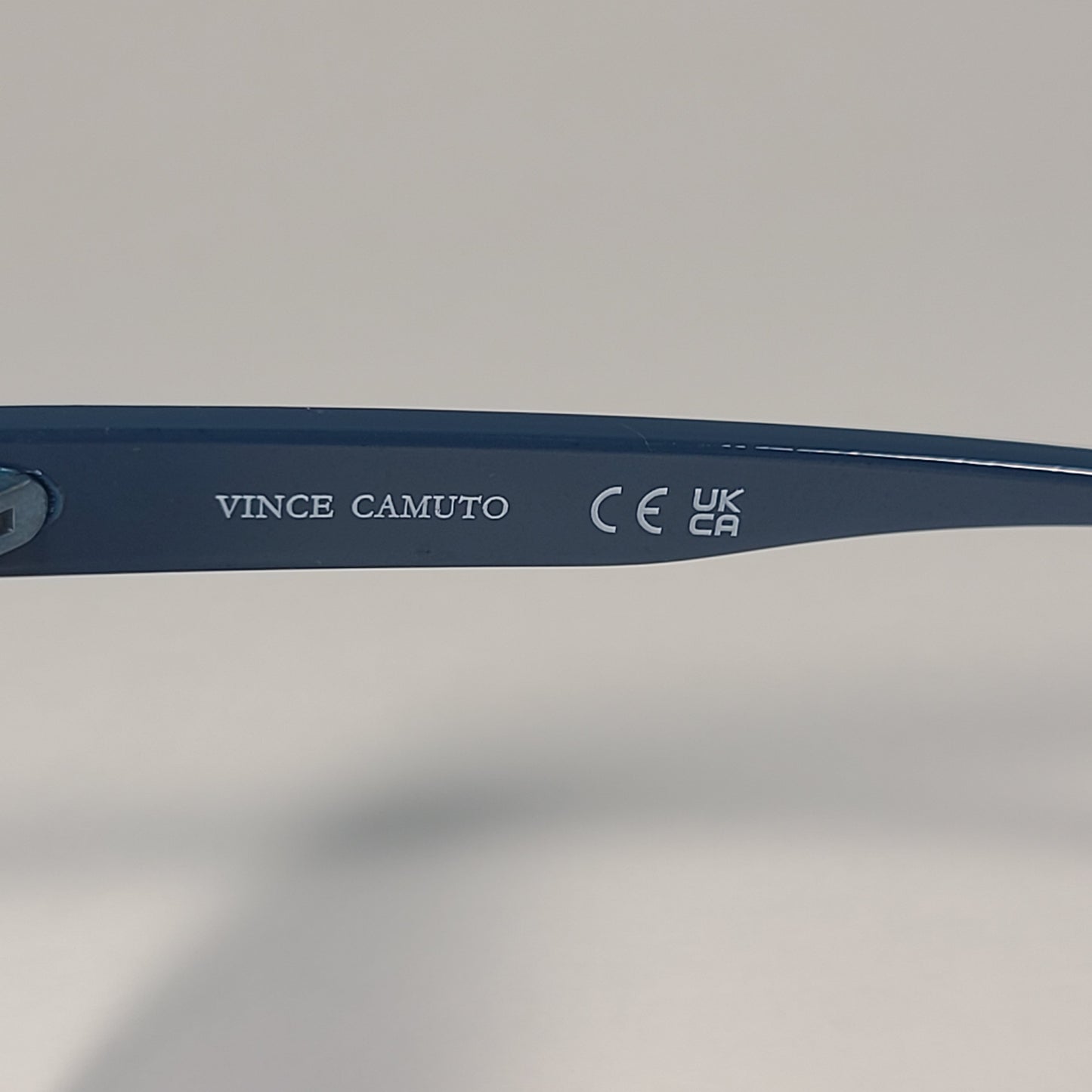 Vince Camuto VC965 BL Oversize Sunglasses Blue Frame Gray Smoke Gradient Lens - Sunglasses