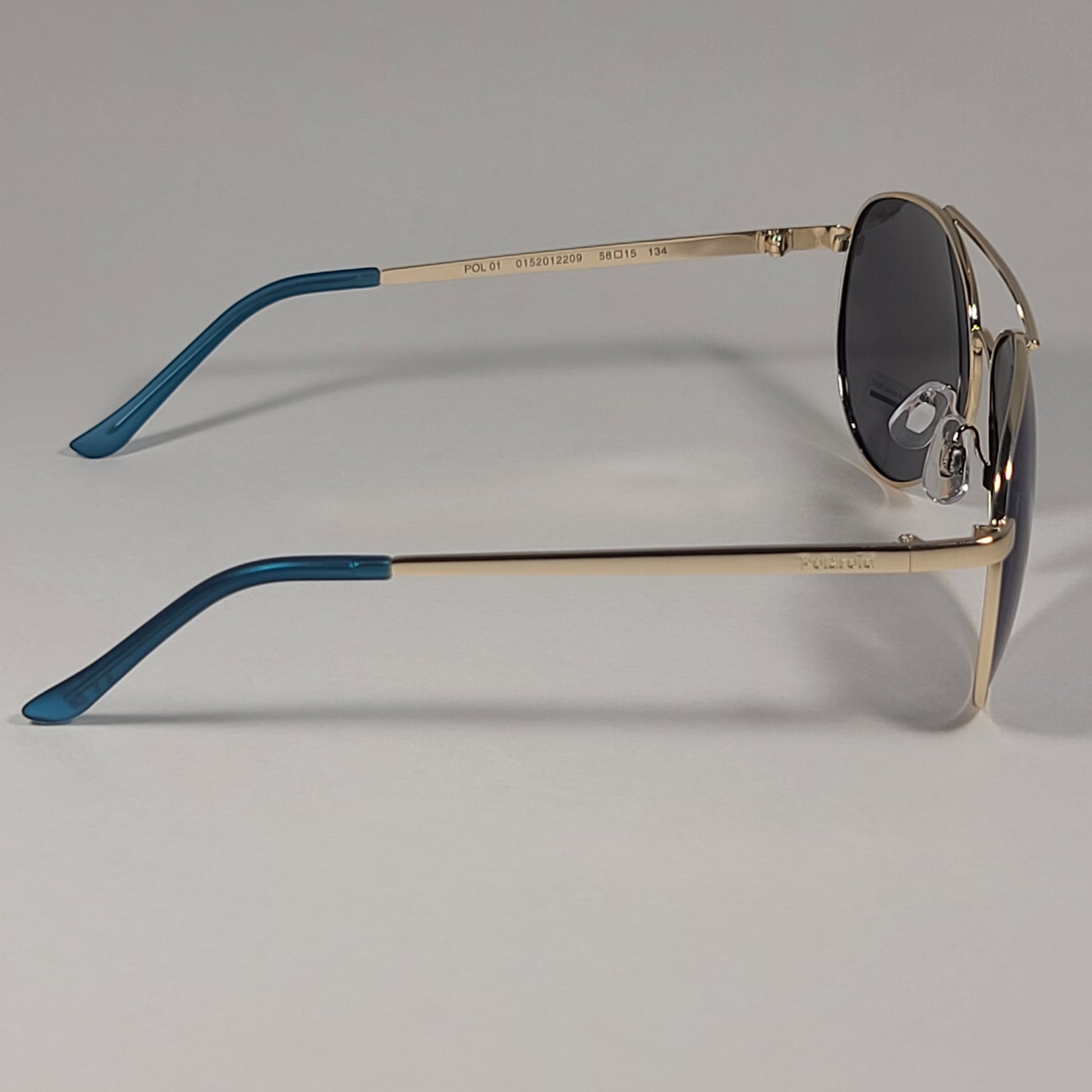 Vintage Polaroid Aviator Sunglasses Gold/ Mirror Polarized