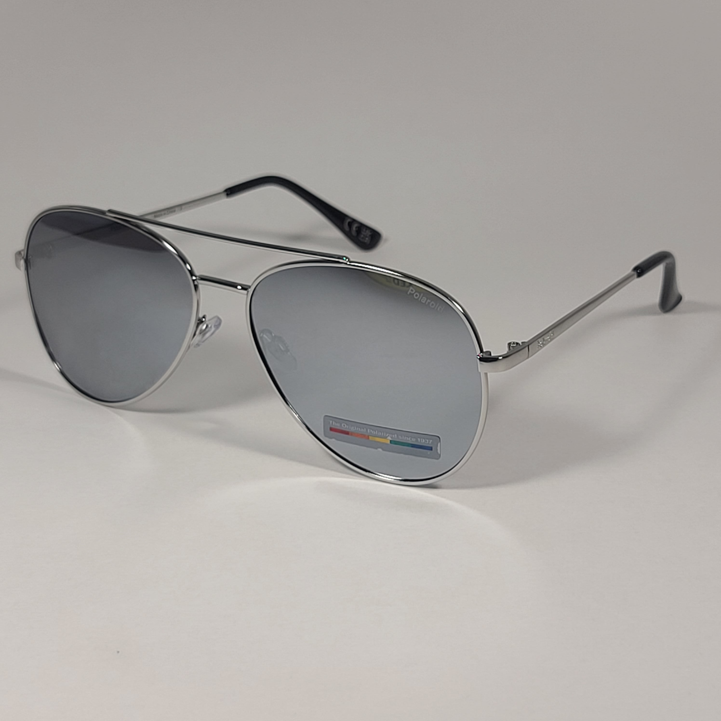 Polaroid mirrored shop aviator sunglasses