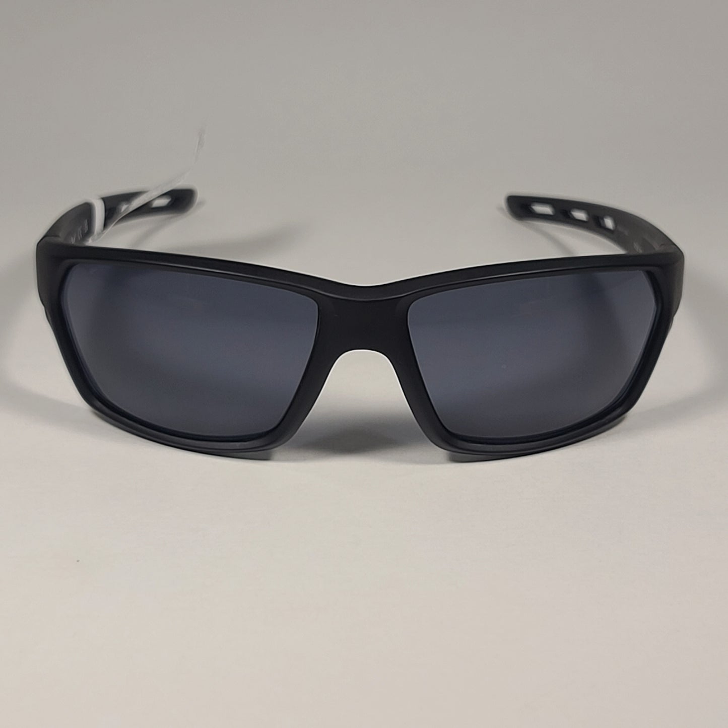 Timberland Wrap Sunglasses Matte Black Frame Gray Tinted Lens TB7236 02A - Sunglasses