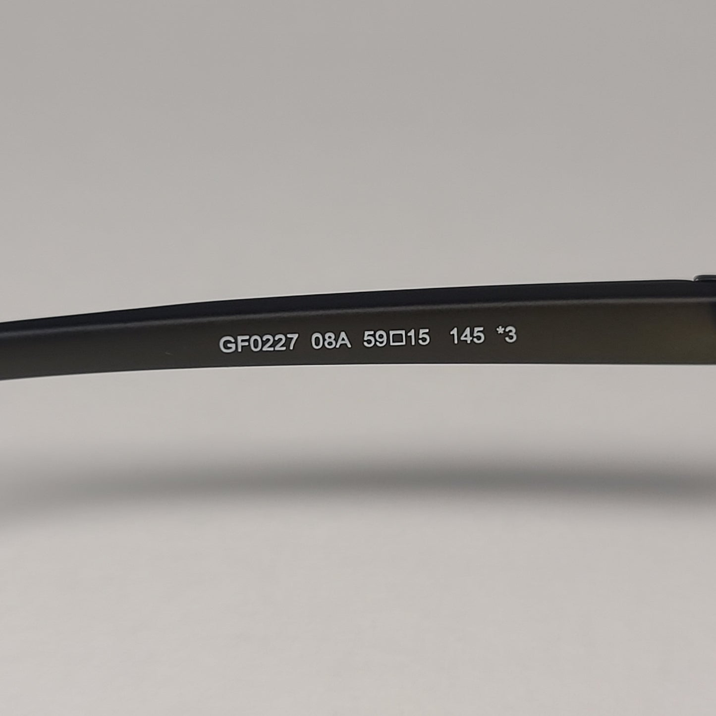 Guess Navigator Sunglasses Gunmetal Matte Black Frame Gray Lens GF0227 08A - Sunglasses