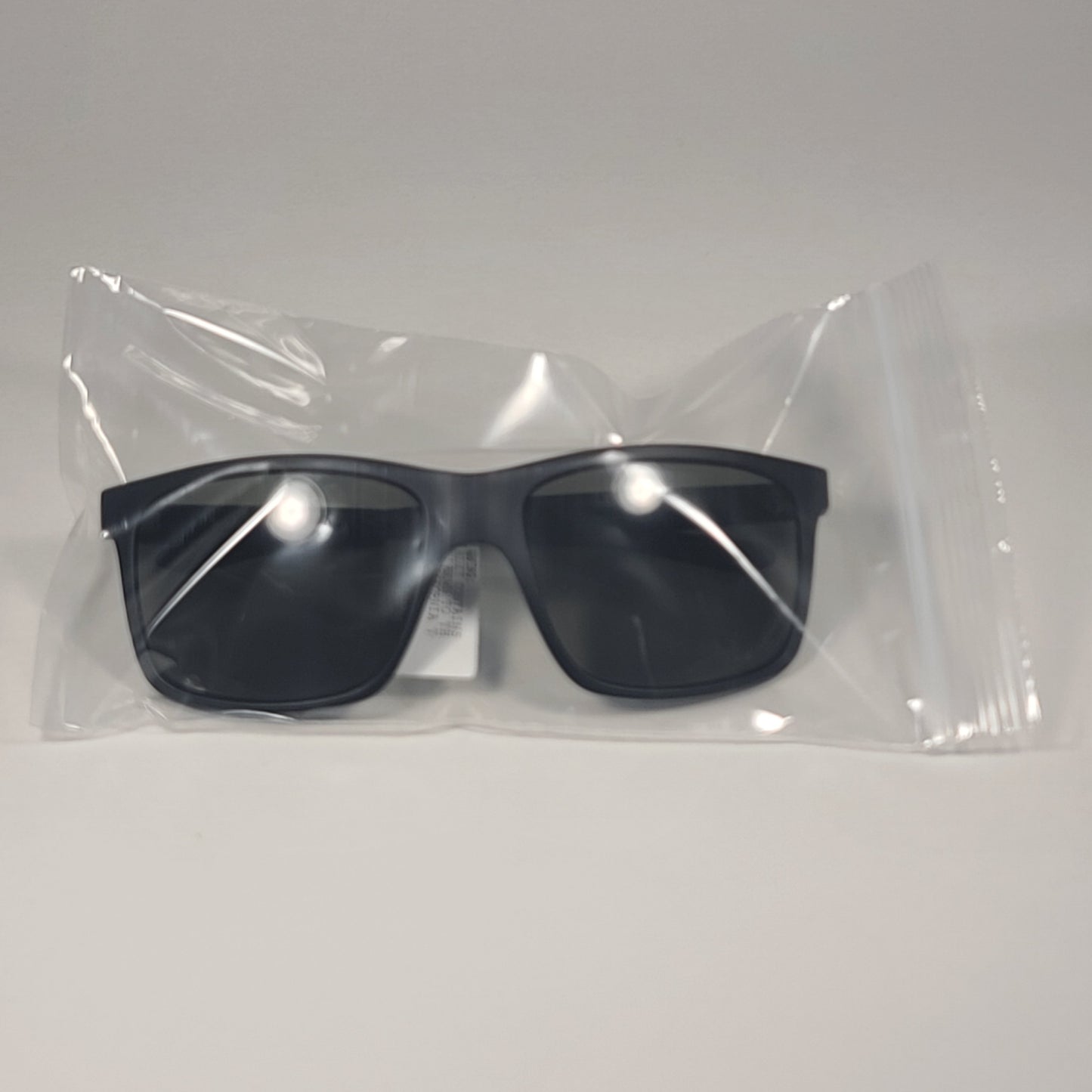 Timberland TB7255 02N Rectangle Sport Sunglasses Matte Black Frame Green Lens - Sunglasses