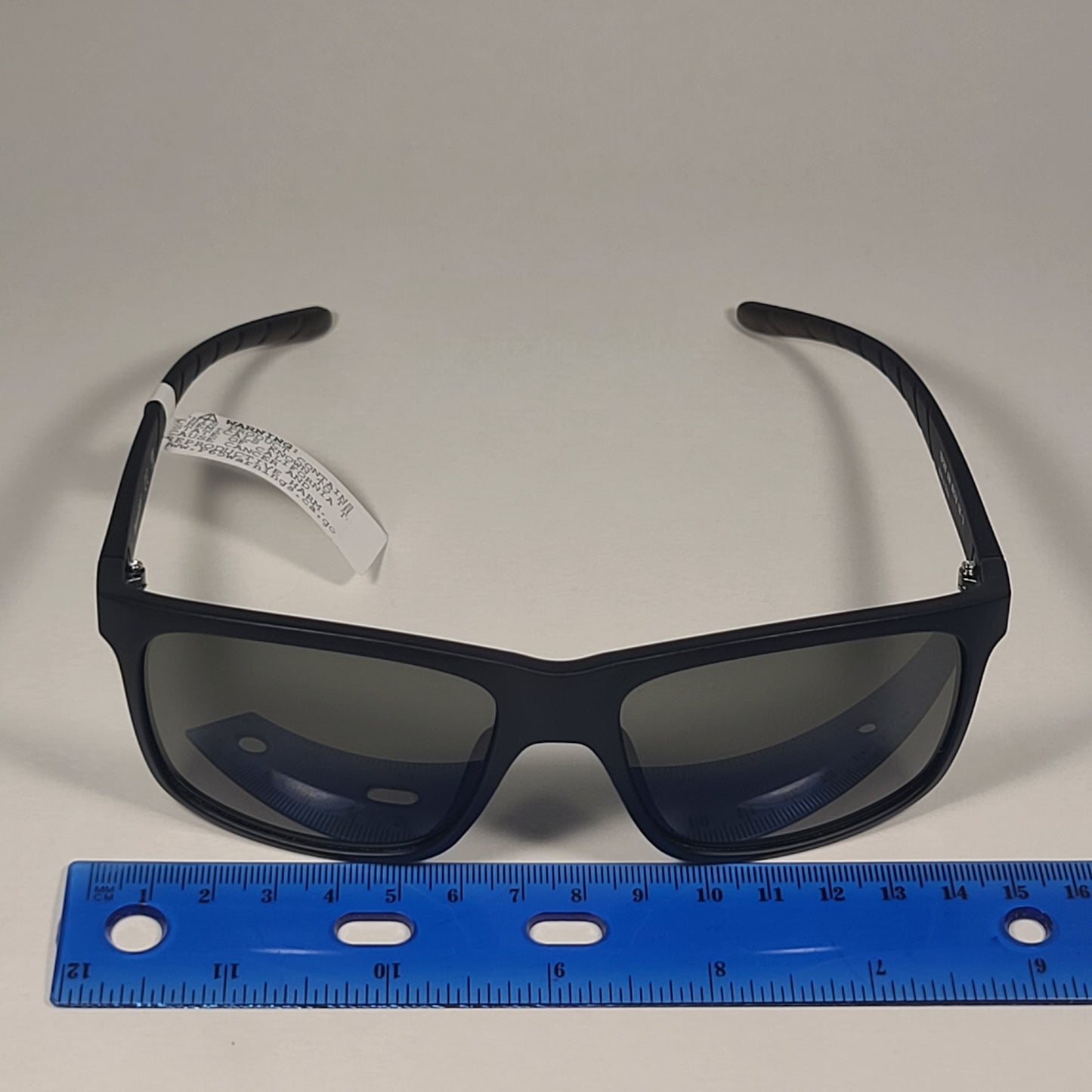 Timberland TB7255 02N Rectangle Sport Sunglasses Matte Black Frame Green Lens - Sunglasses