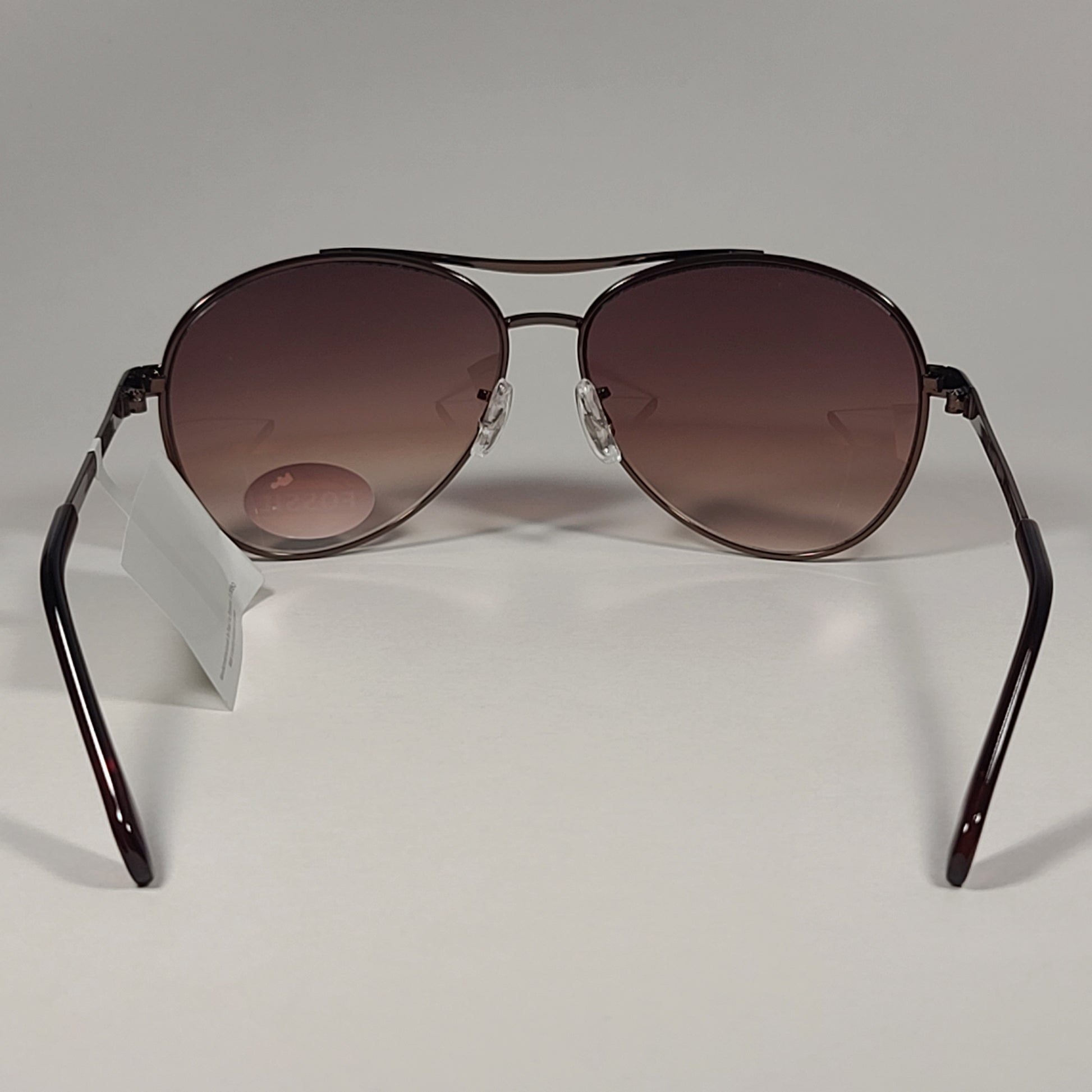 Fossil FW51 Pilot Sunglasses Brown Bronze Frame / Brown Gradient Lens - Sunglasses