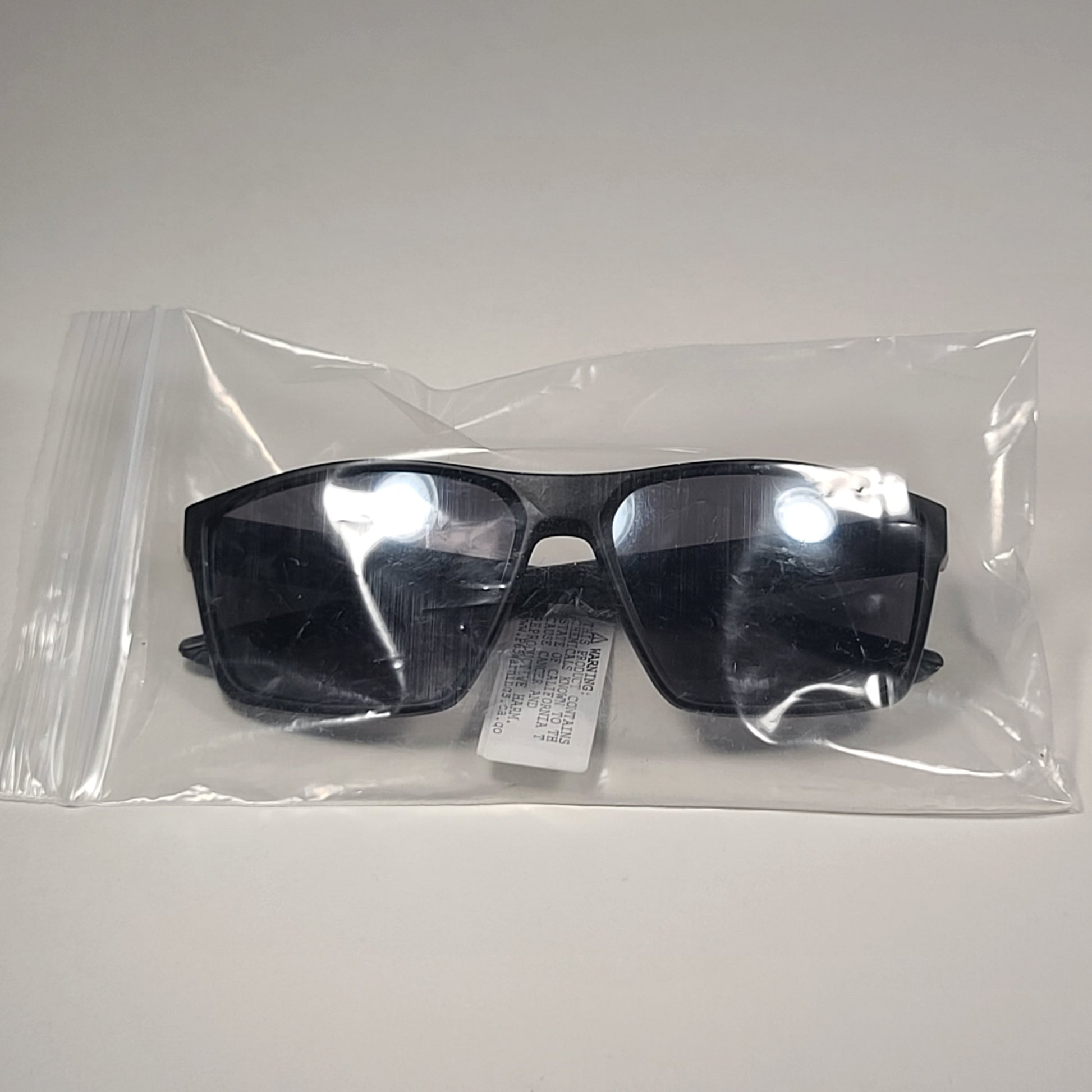 Timberland TB7218 02C Rectangular Sunglasses Matte Black Frame Gray Tinted Lens - Sunglasses