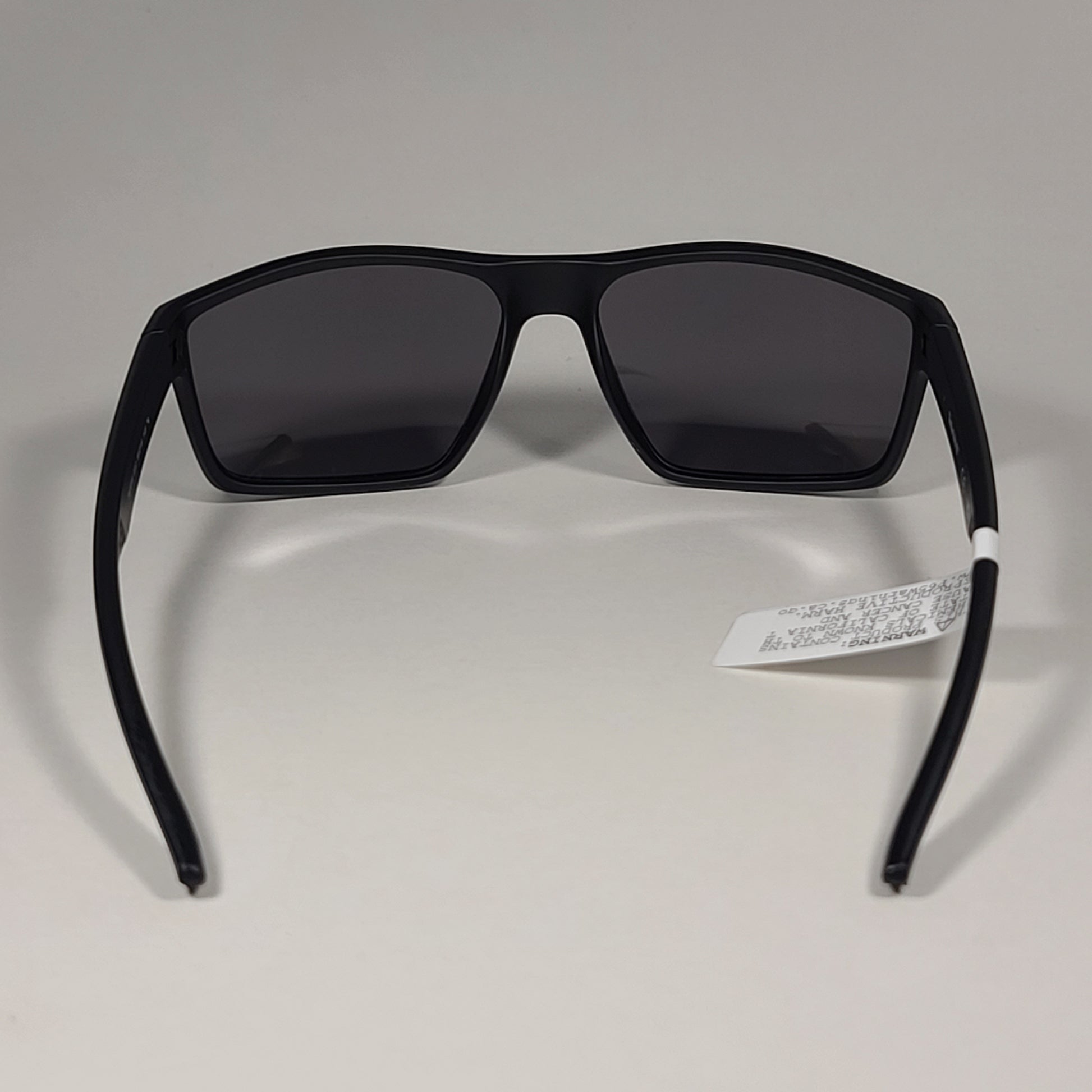 Timberland TB7218 02C Rectangular Sunglasses Matte Black Frame Gray Tinted Lens - Sunglasses