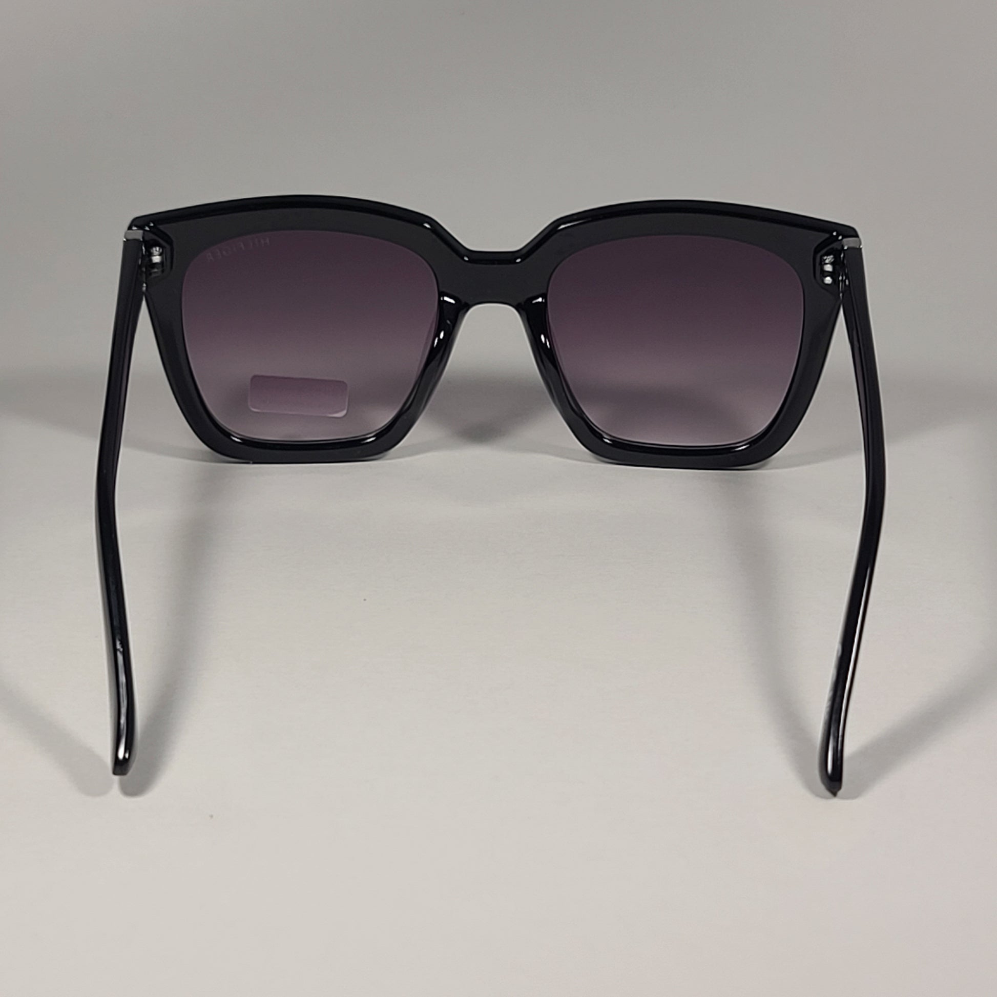 Tommy Hilfiger Miley WP OL567 Sunglasses Shiny Black Frame Smoke Gradient Lens - Sunglasses