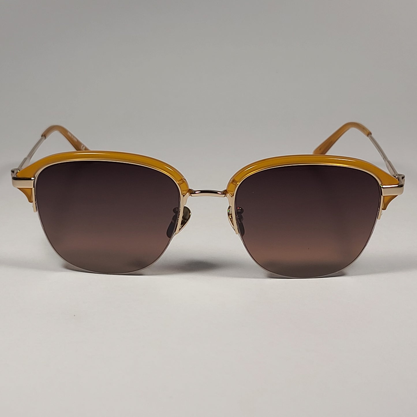 Calvin Klein Men’s CK18717SK 702 Platinum Label Sunglasses Milky Amber / Brown Lens - Sunglasses