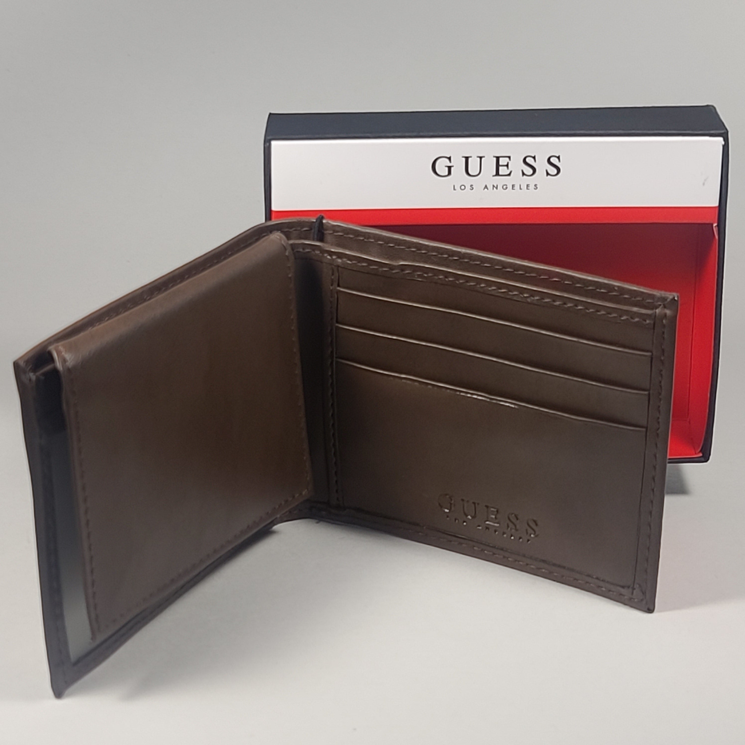 Guess men's leather cheap wallet