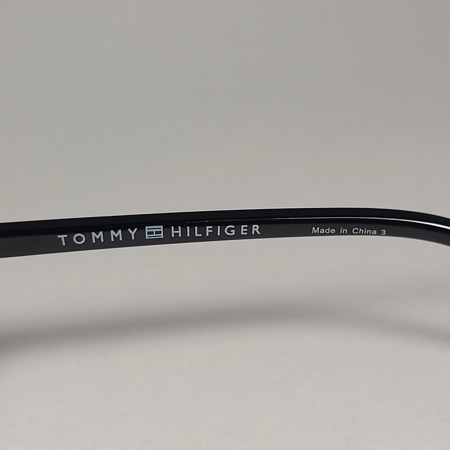 Tommy Hilfiger Moro MP OM626 Keyhole Sunglasses Black Frame Gray Lens - Sunglasses