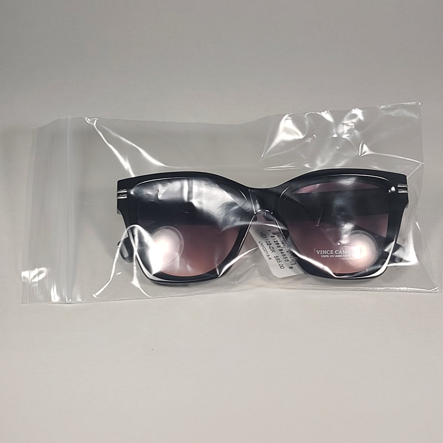 Vince Camuto Women’s VC1102 OX Designer Sunglasses Black Frame Gradient Lens - Sunglasses