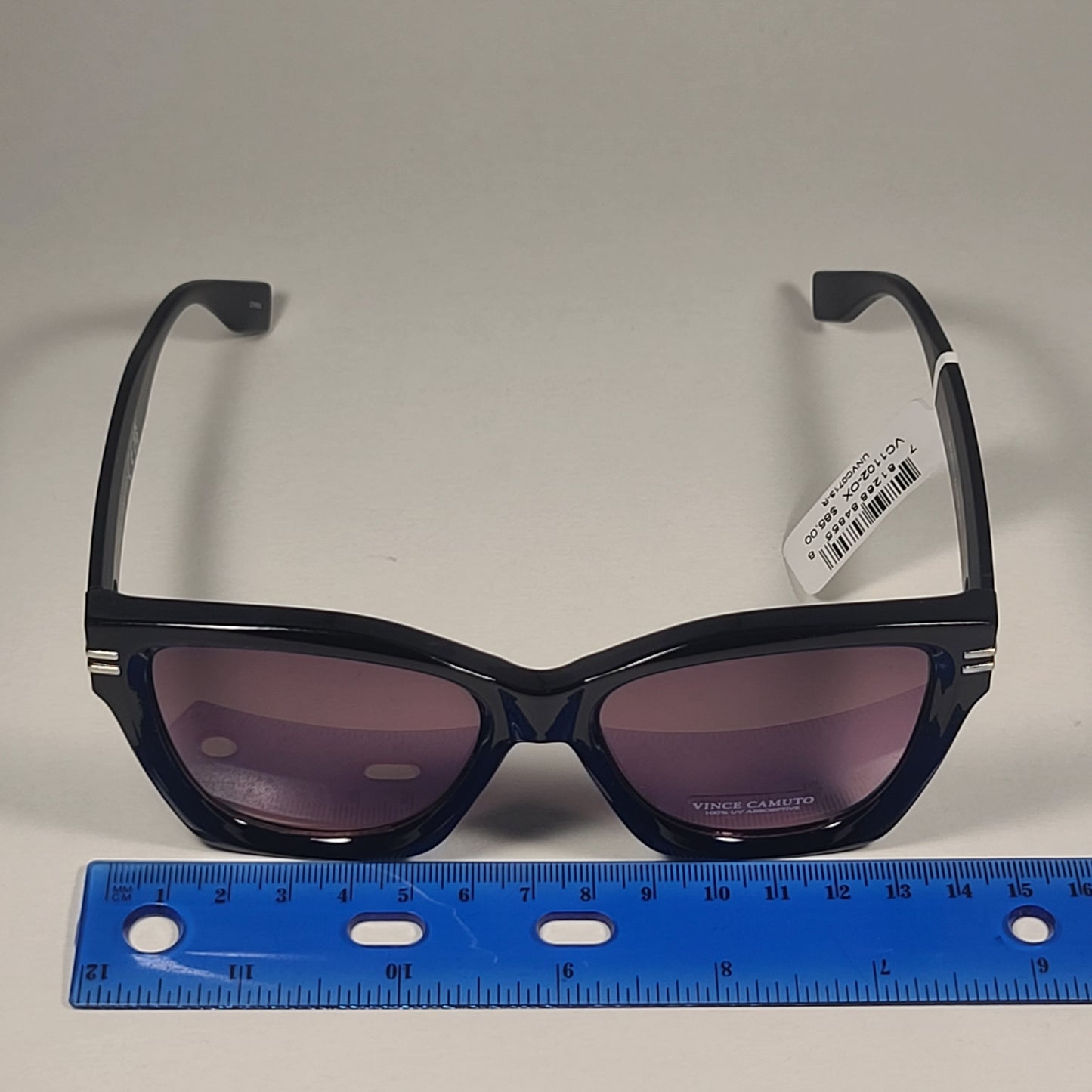 Vince Camuto Women’s VC1102 OX Designer Sunglasses Black Frame Gradient Lens - Sunglasses
