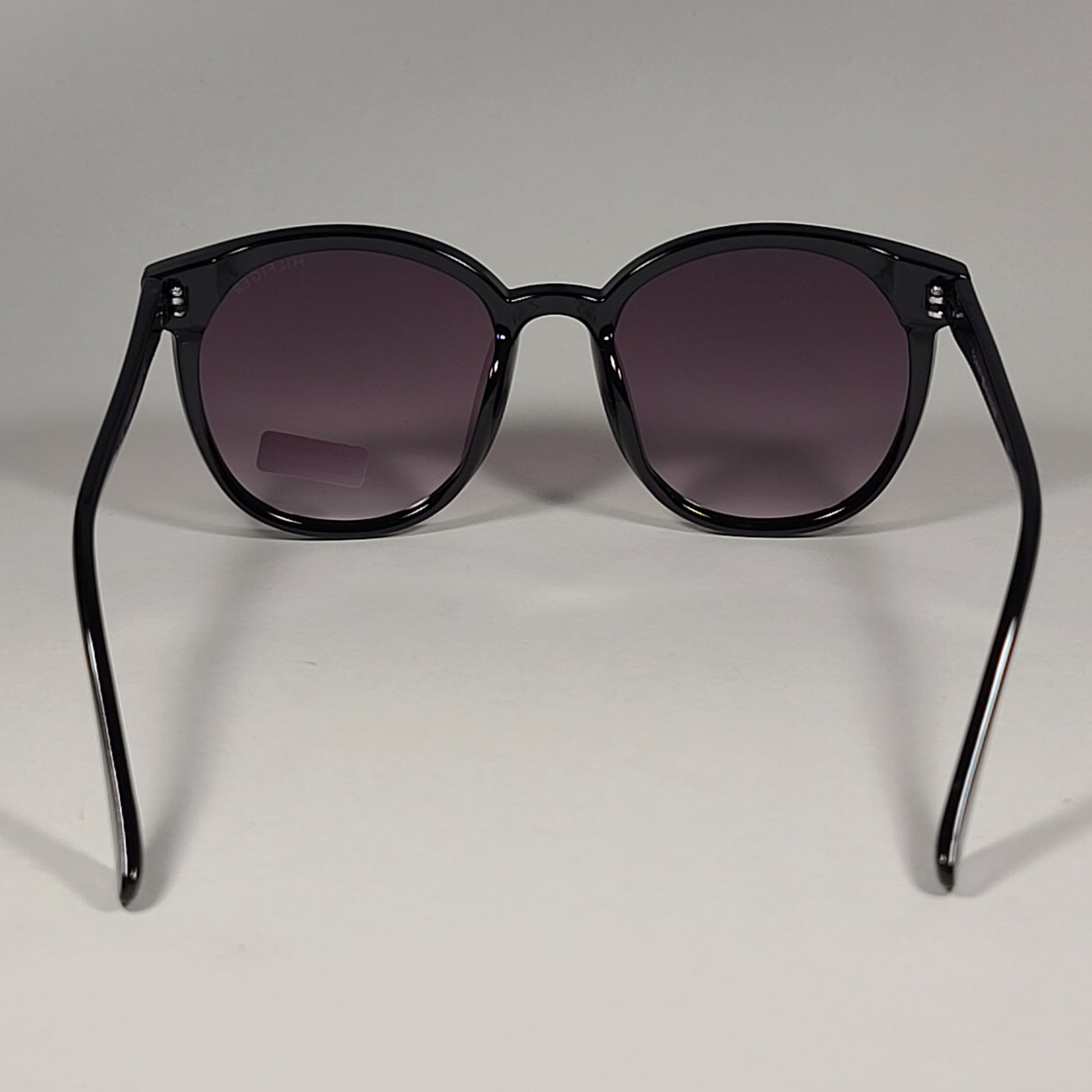 Tommy Hilfiger Ariana WP OL566 Round Cat Eye Sunglasses Black Frame Smoke Lens - Sunglasses