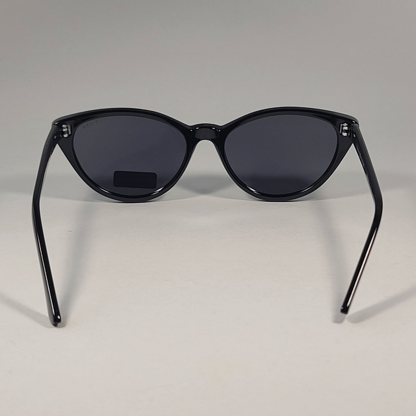 Tommy Hilfiger "Liz" WP OL573 Cat Eye Sunglasses Shiny Black Frame Gray Lens