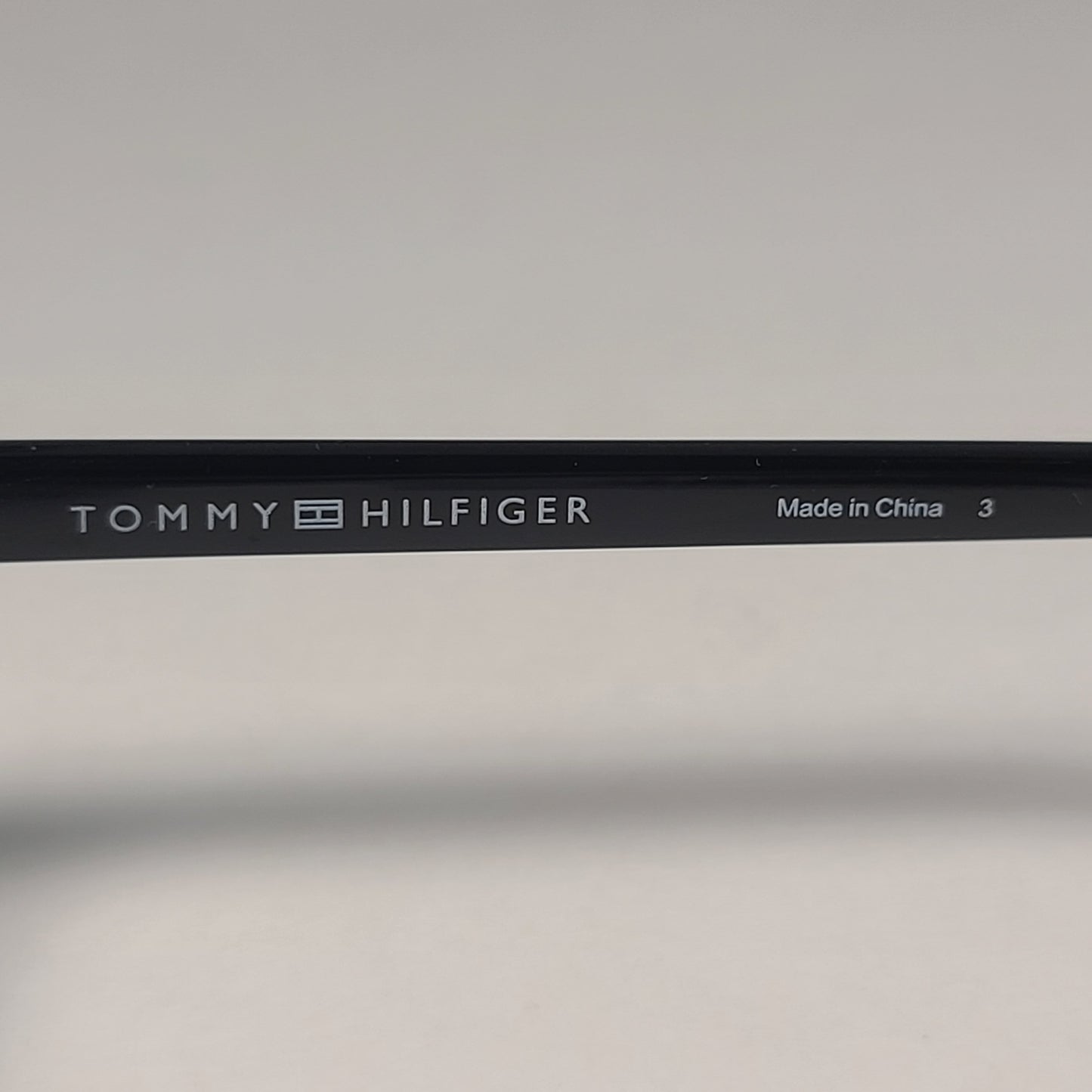 Tommy Hilfiger "Liz" WP OL573 Cat Eye Sunglasses Shiny Black Frame Gray Lens