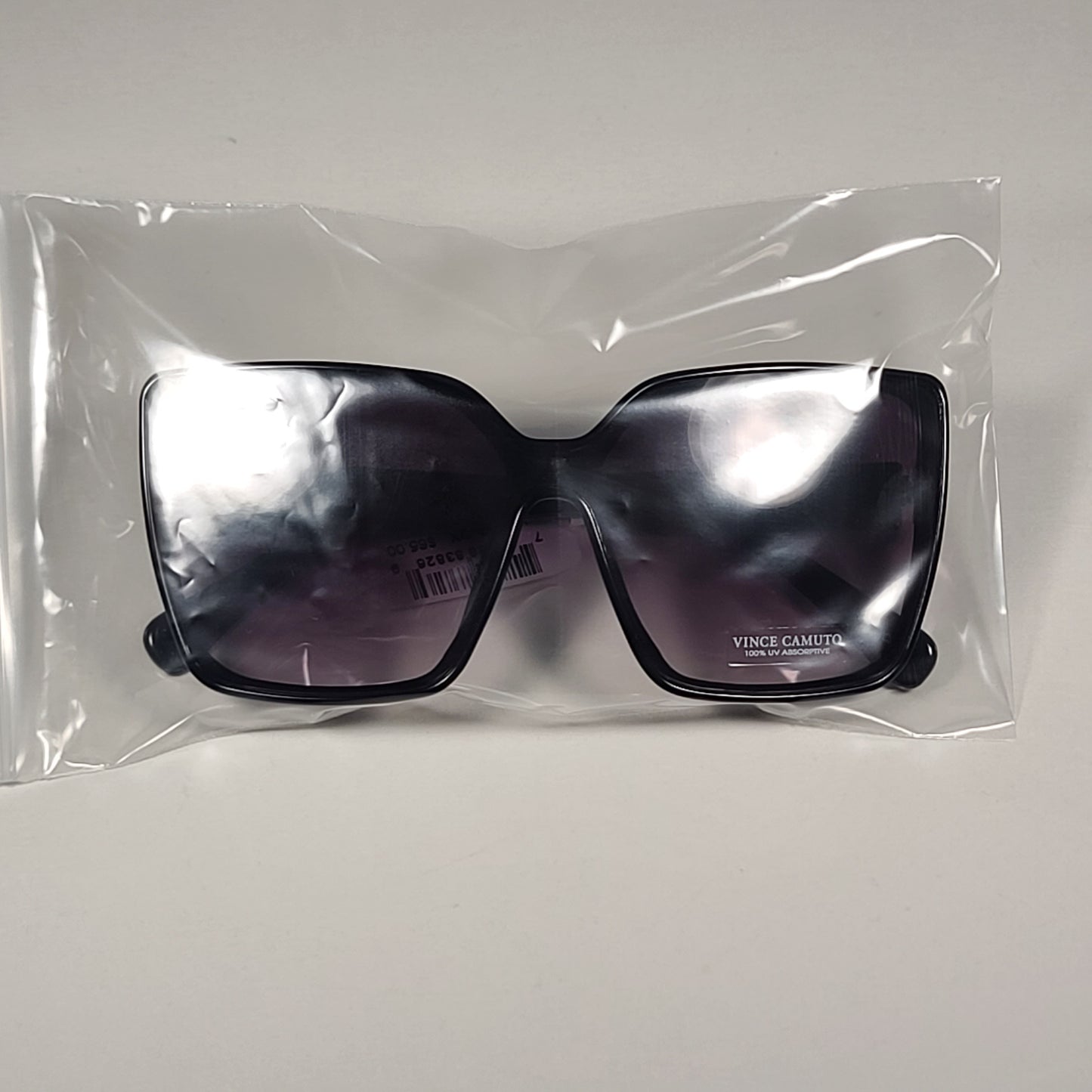 Vince Camuto VC999 OX Butterfly Shield Sunglasses Black Frame Smoke Gradient Lens - Sunglasses