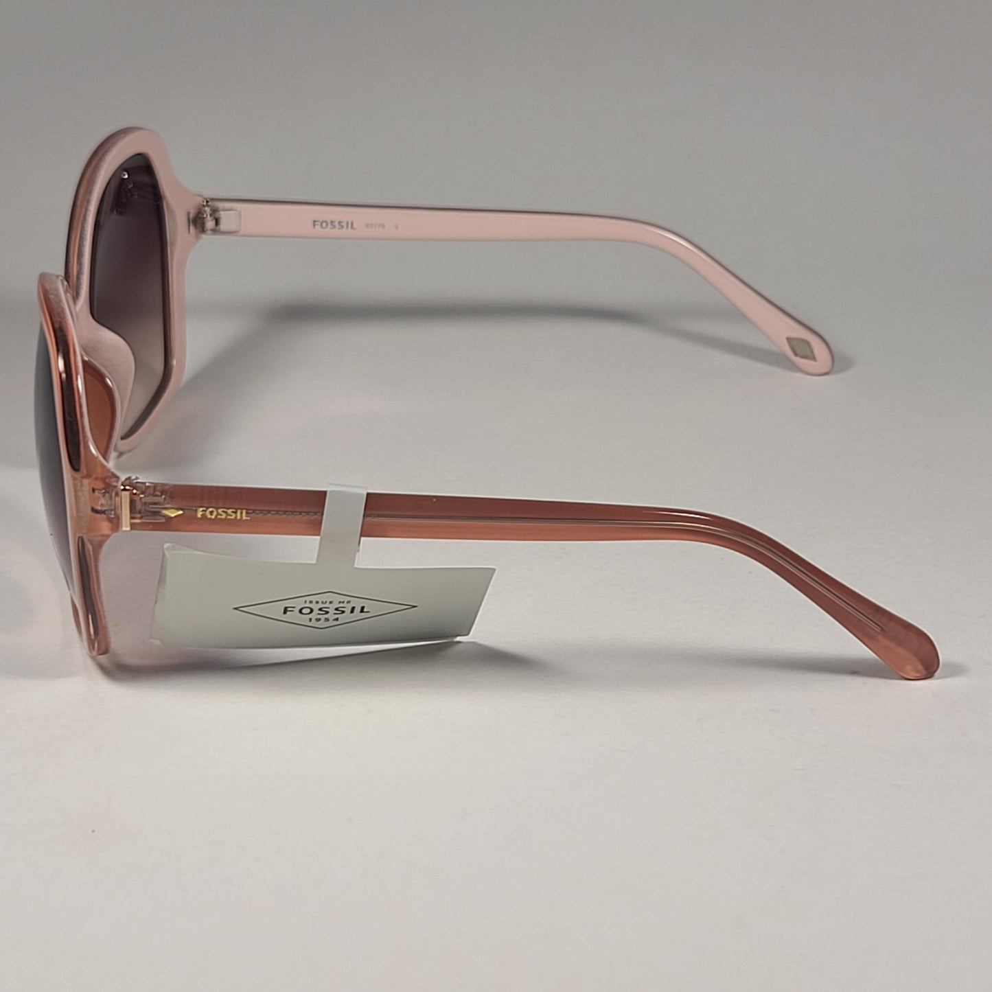 Fossil Oversized Large Butterfly Sunglasses FW155 Nude & Brown Gradient Lens - Sunglasses