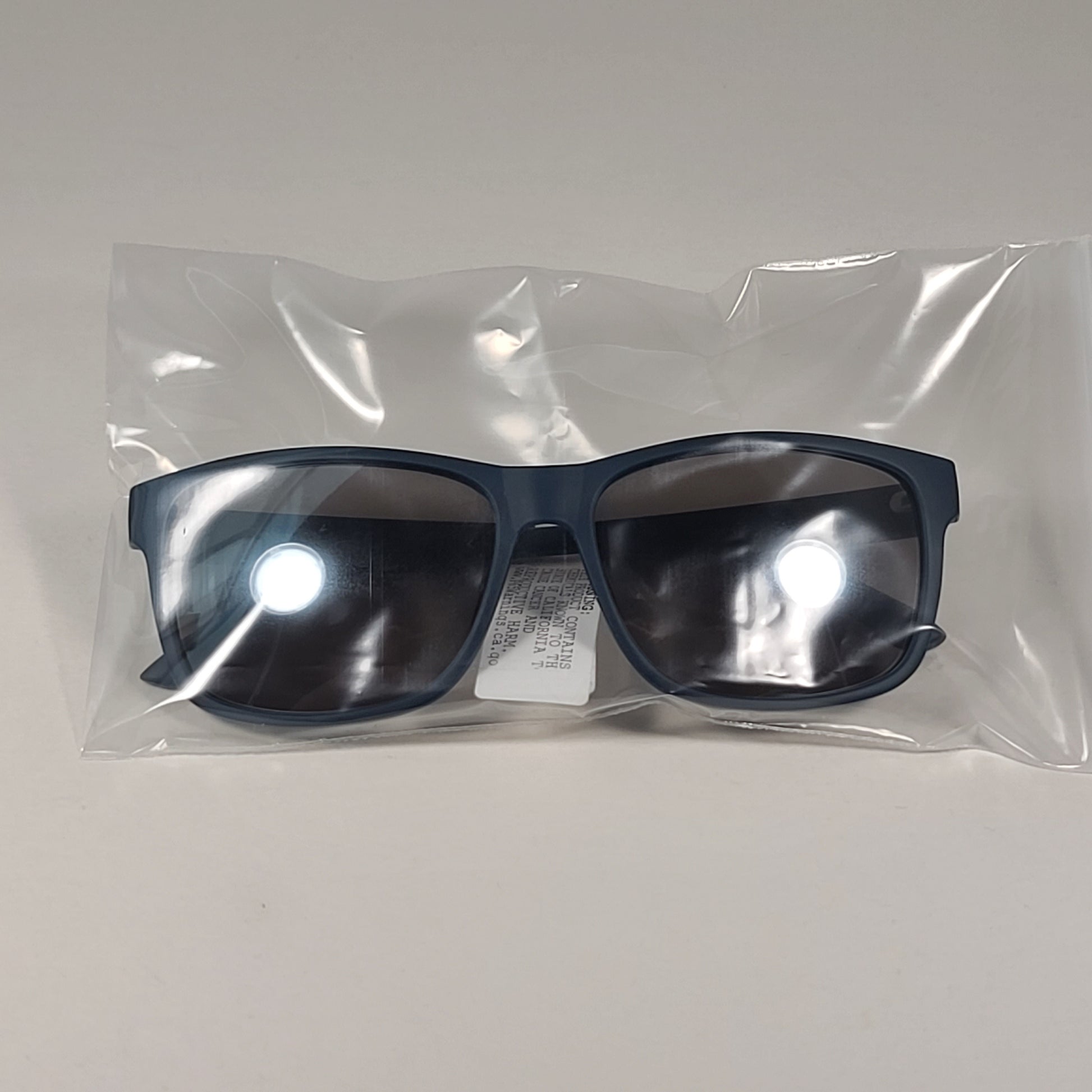 Timberland TB7254 92C Rectangle Sport Sunglasses Matte Blue Frame Gray Flash Lens - Sunglasses