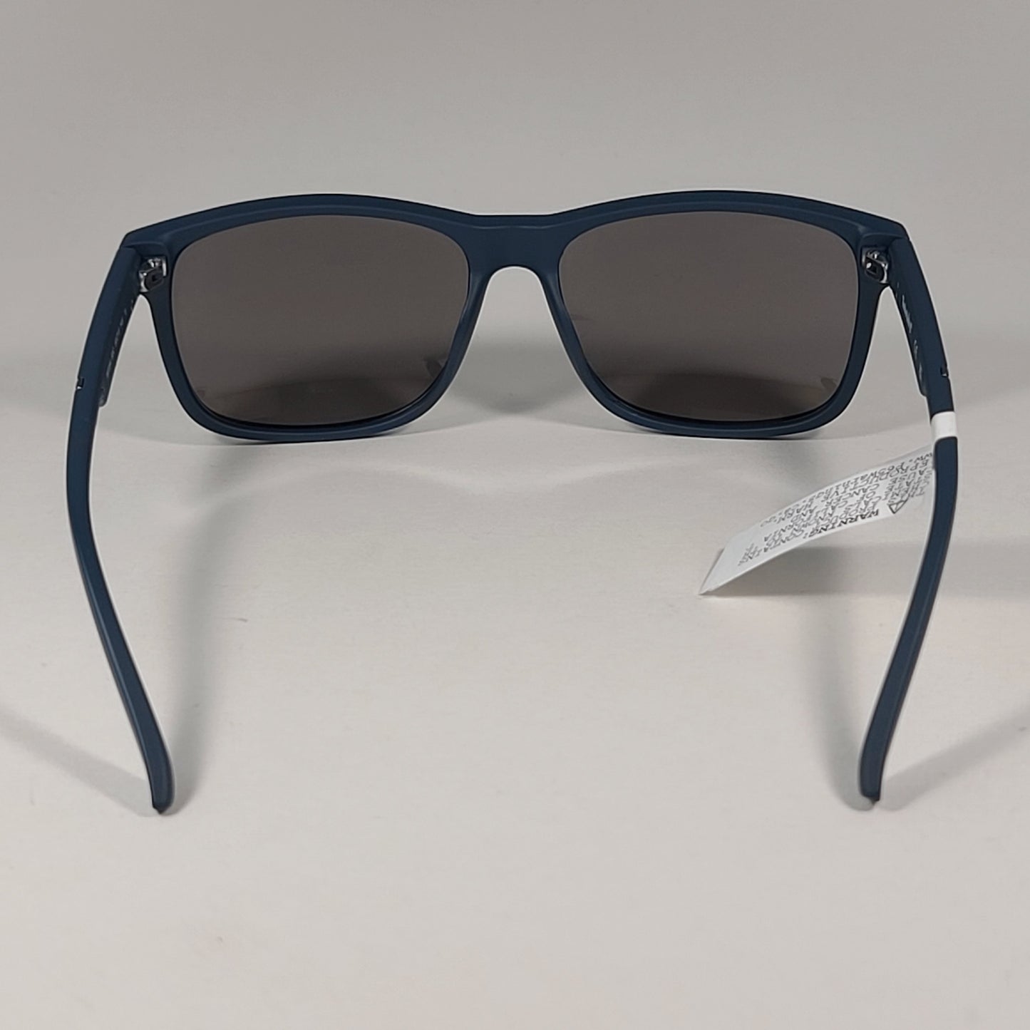 Timberland TB7254 92C Rectangle Sport Sunglasses Matte Blue Frame Gray Flash Lens - Sunglasses