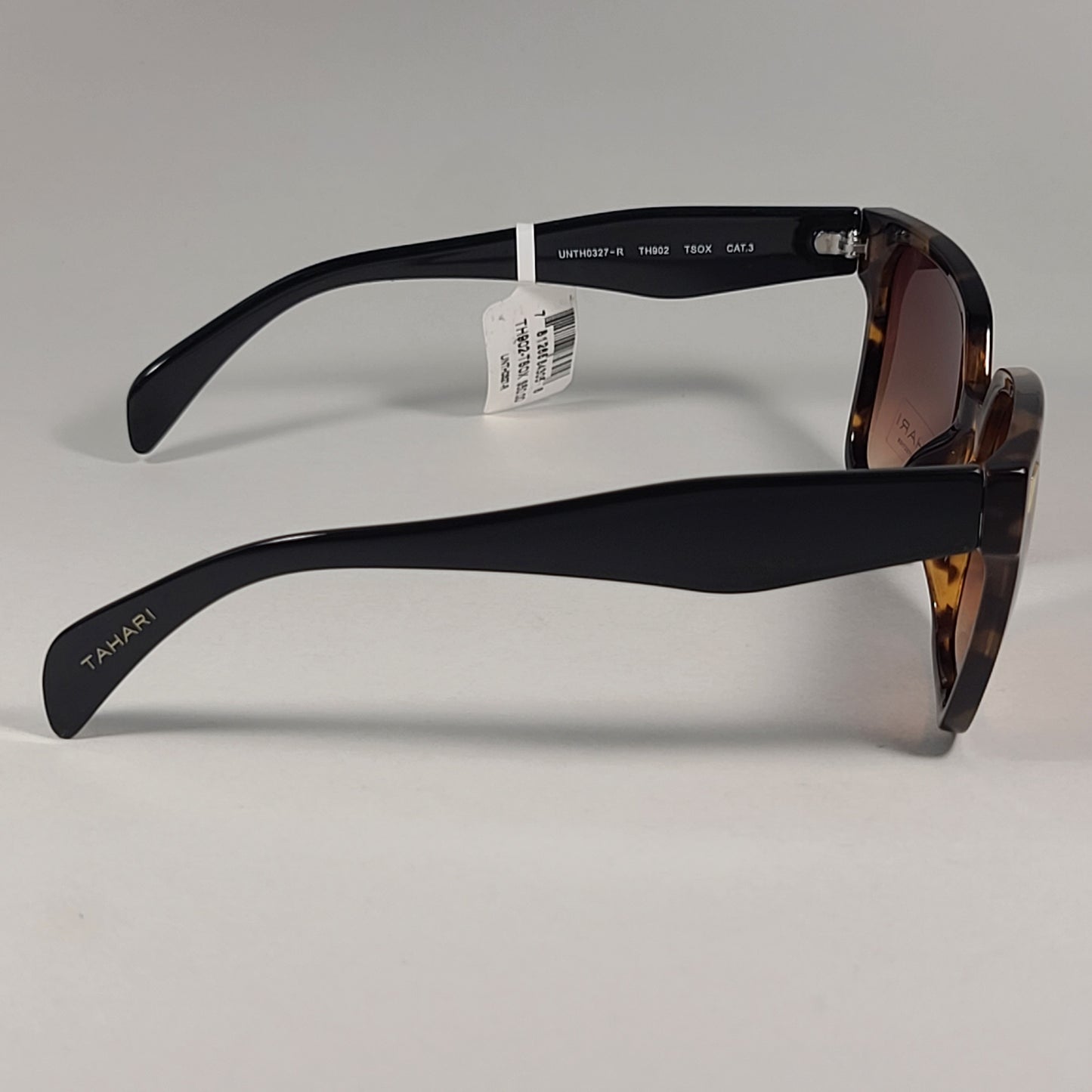 Tahari Designer Sunglasses Tortoise Brown Black & Brown Gradient TH902 TSOX - Sunglasses