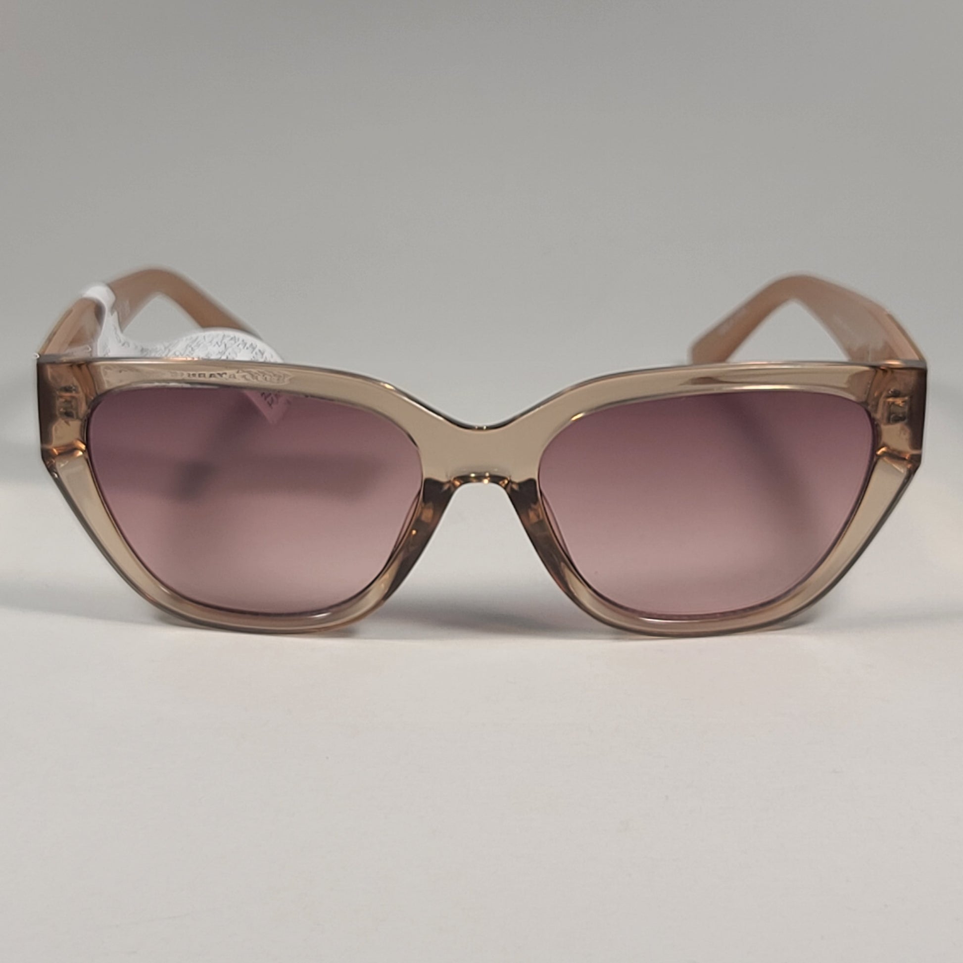 Guess GO0004 52F Cat Eye Sunglasses Nude And Crystal Frame Brown Gradient Lens