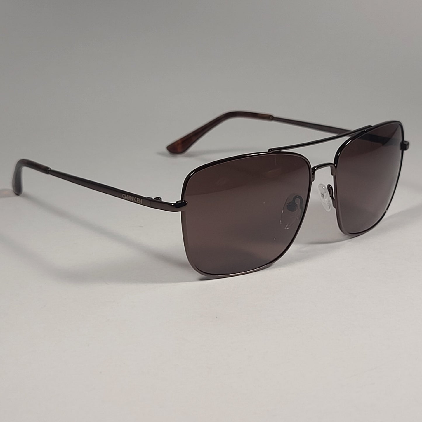 Calvin Klein Navigator Sunglasses CK19136S 200 Brown Frame Lens 57 mm