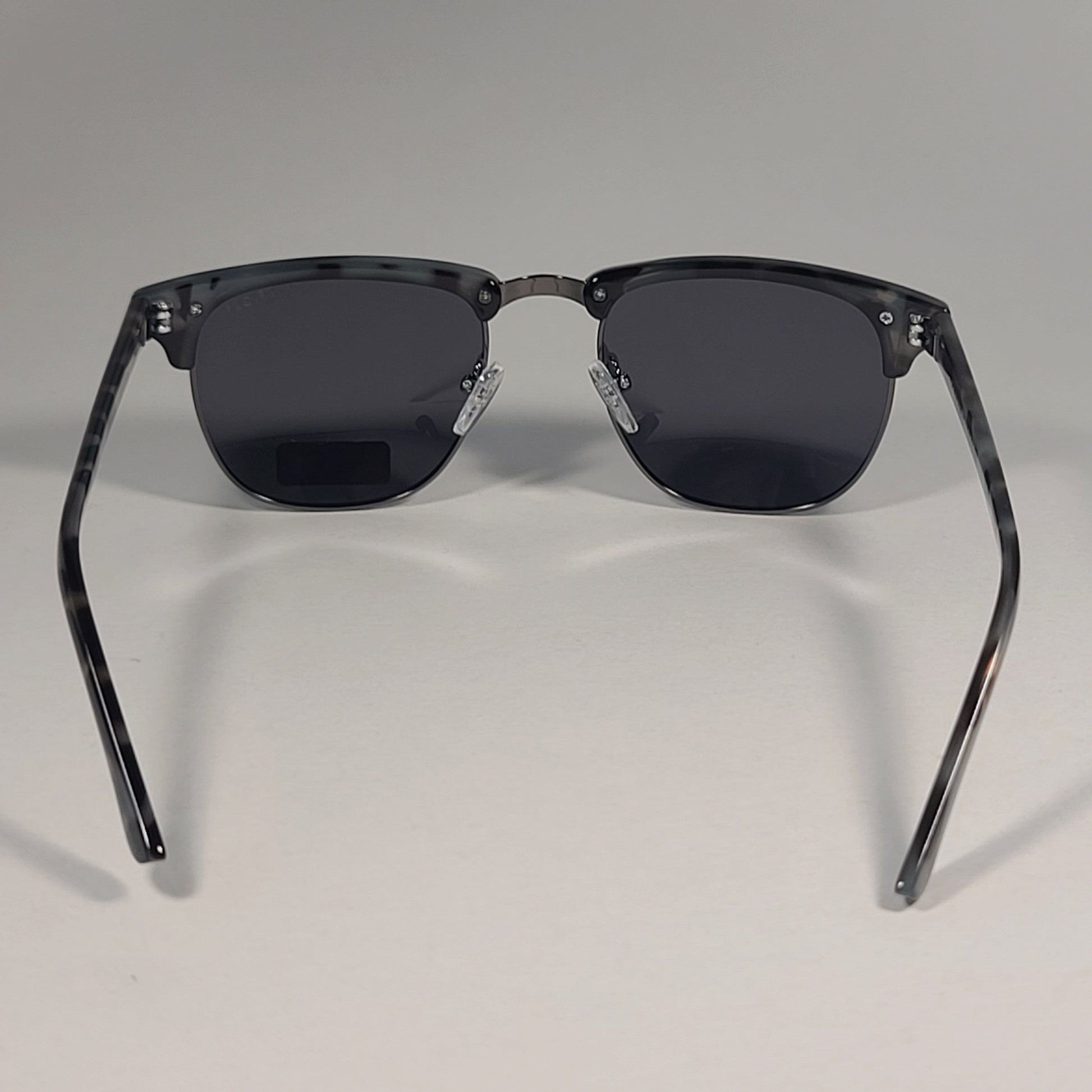 Tommy Hilfiger ’Buckley’ Polarized MM OU468P Square Club Sunglasses Gray Tortoise Frame Lens