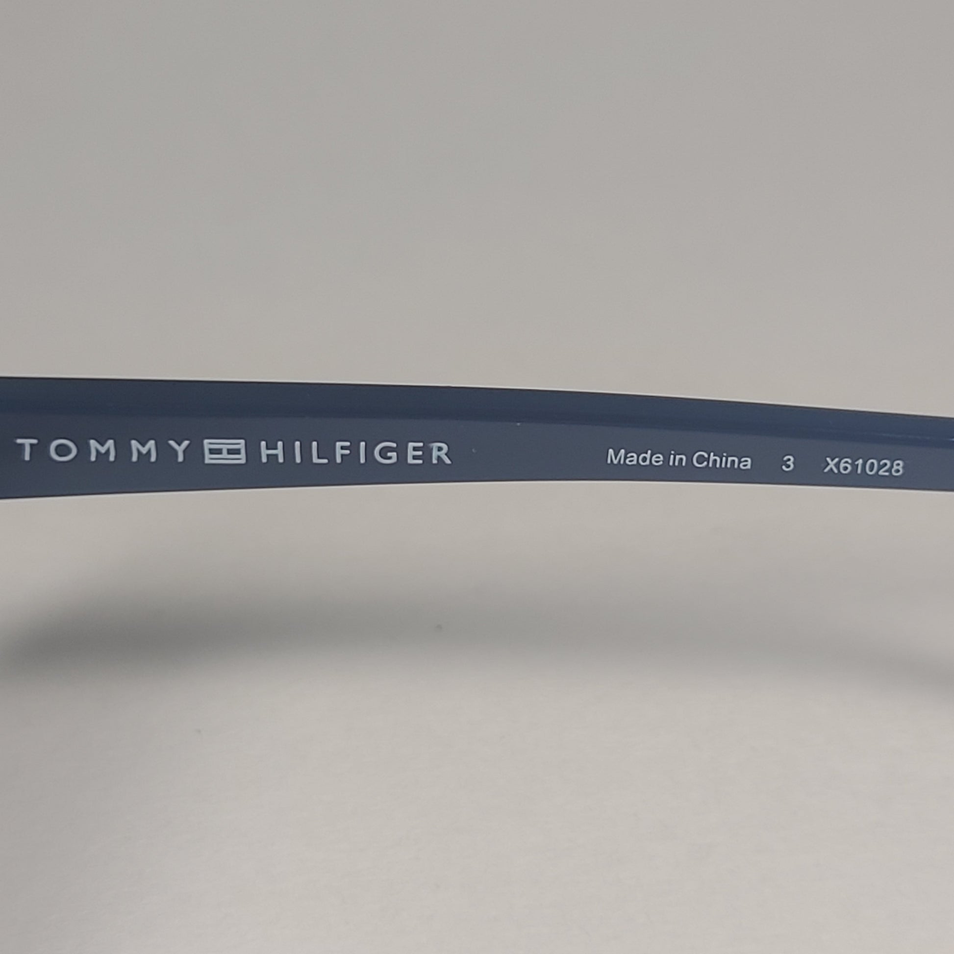 Tommy Hilfiger WP OL607P Polarized Large Oval Sunglasses Two Tone Black & Navy Gray Lens 57mm - Sunglasses