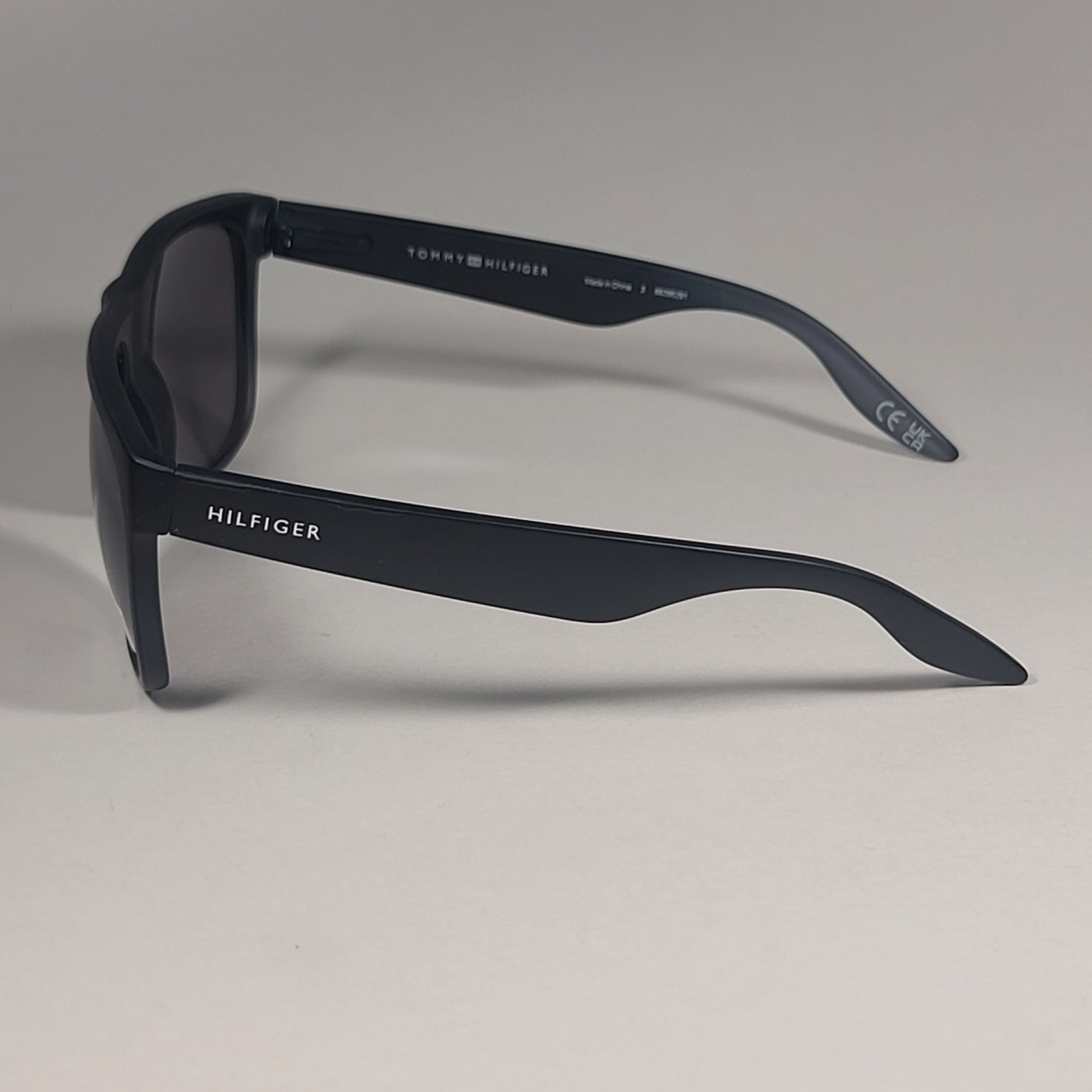 Tommy Hilfiger ’Tanner’ MP OM302 Square Sunglasses Matte Black Silver Mirror 57mm - Sunglasses