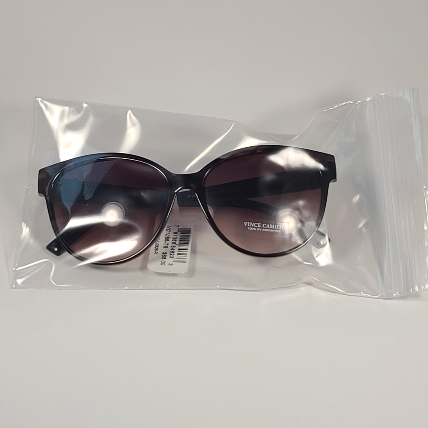 Vince Camuto VC1085 TS Cat Eye Sunglasses Brown Tortoise Frame Brown Gradient Lens - Sunglasses