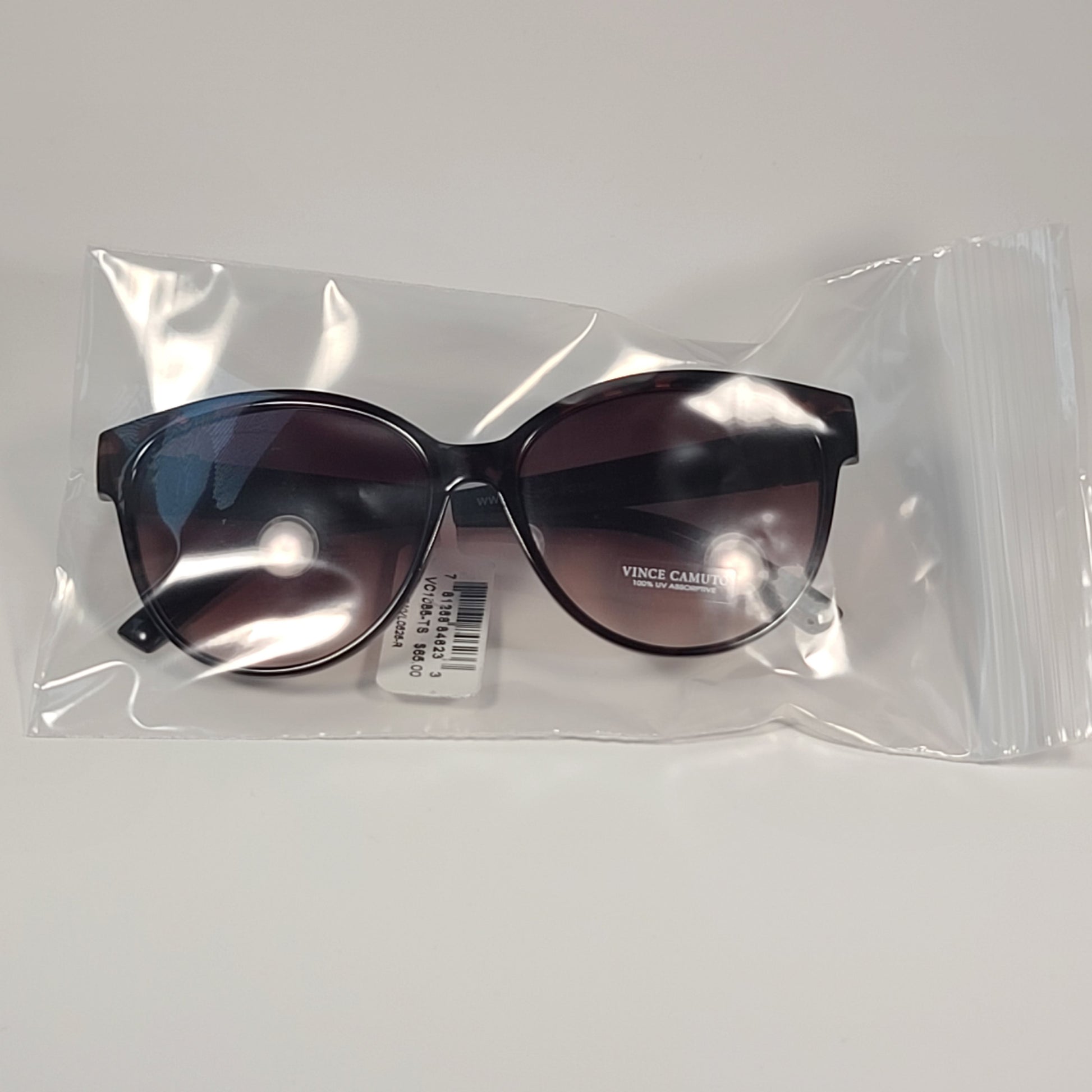 Vince Camuto VC1085 TS Cat Eye Sunglasses Brown Tortoise Frame Brown Gradient Lens - Sunglasses