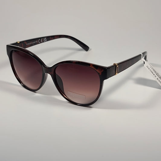Vince Camuto VC1085 TS Cat Eye Sunglasses Brown Tortoise Frame Brown Gradient Lens - Sunglasses