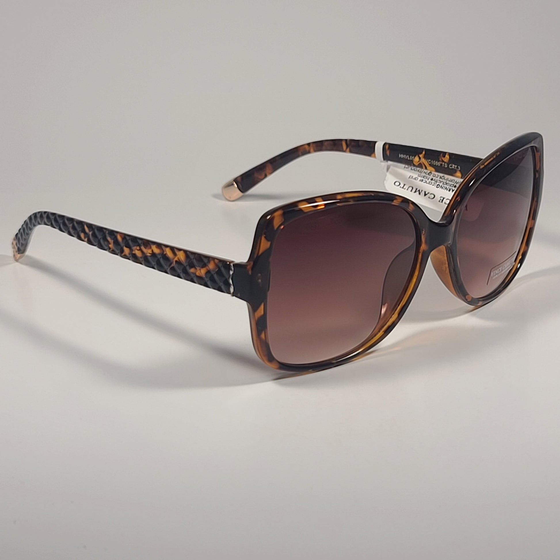 Vince Camuto VC1086 TS Butterfly Sunglasses Brown Tortoise Frame Brown Gradient Lens - Sunglasses