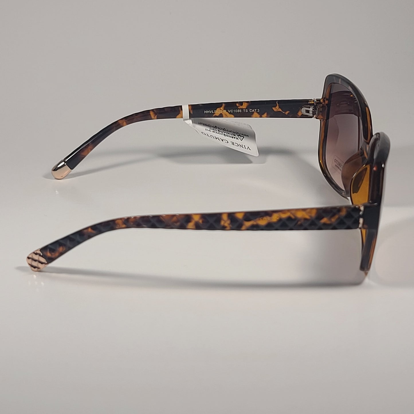 Vince Camuto VC1086 TS Butterfly Sunglasses Brown Tortoise Frame Brown Gradient Lens - Sunglasses