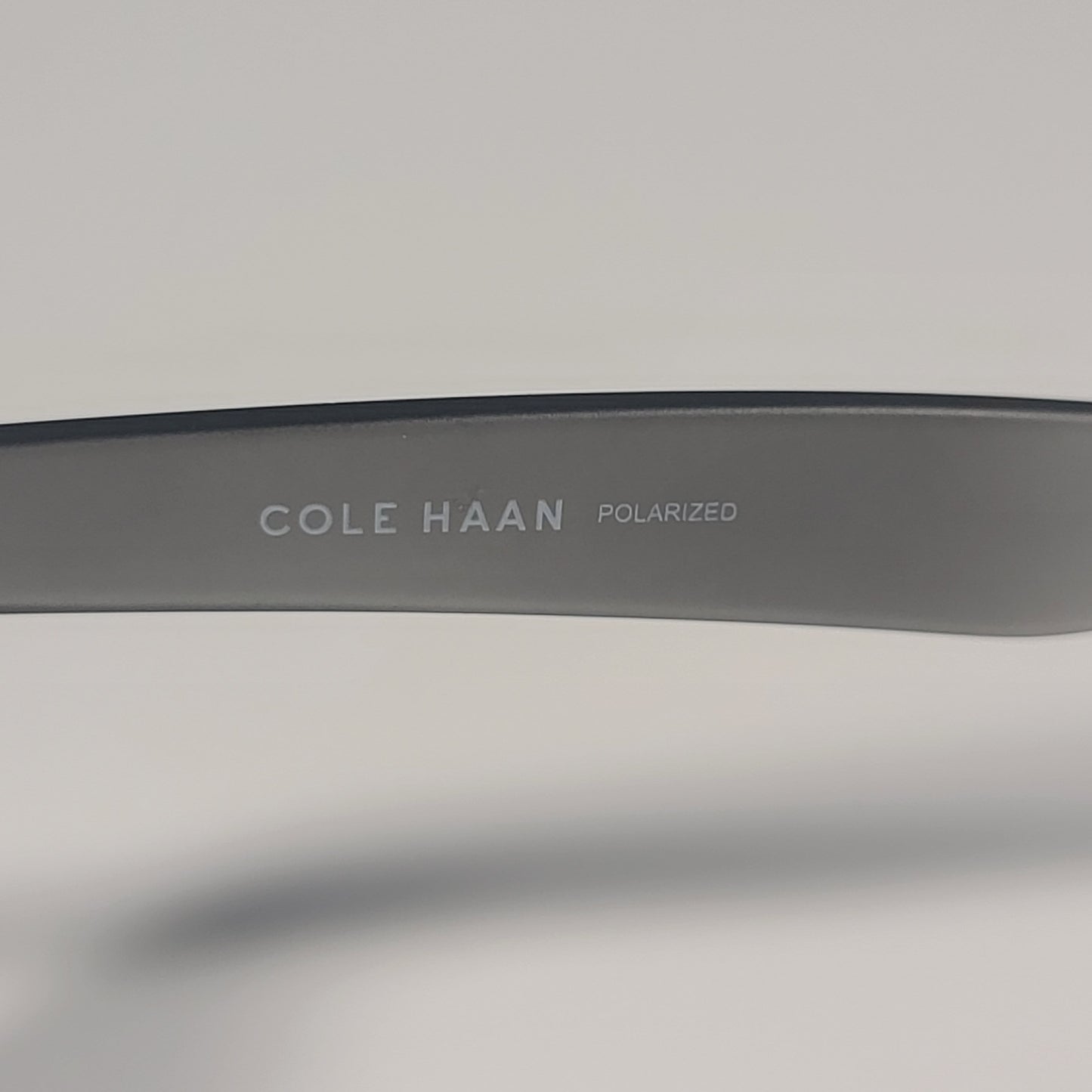 Cole Haan CH8503 012 Square Polarized Sunglasses Matte Gray Fade Gray Lens 55mm - Sunglasses