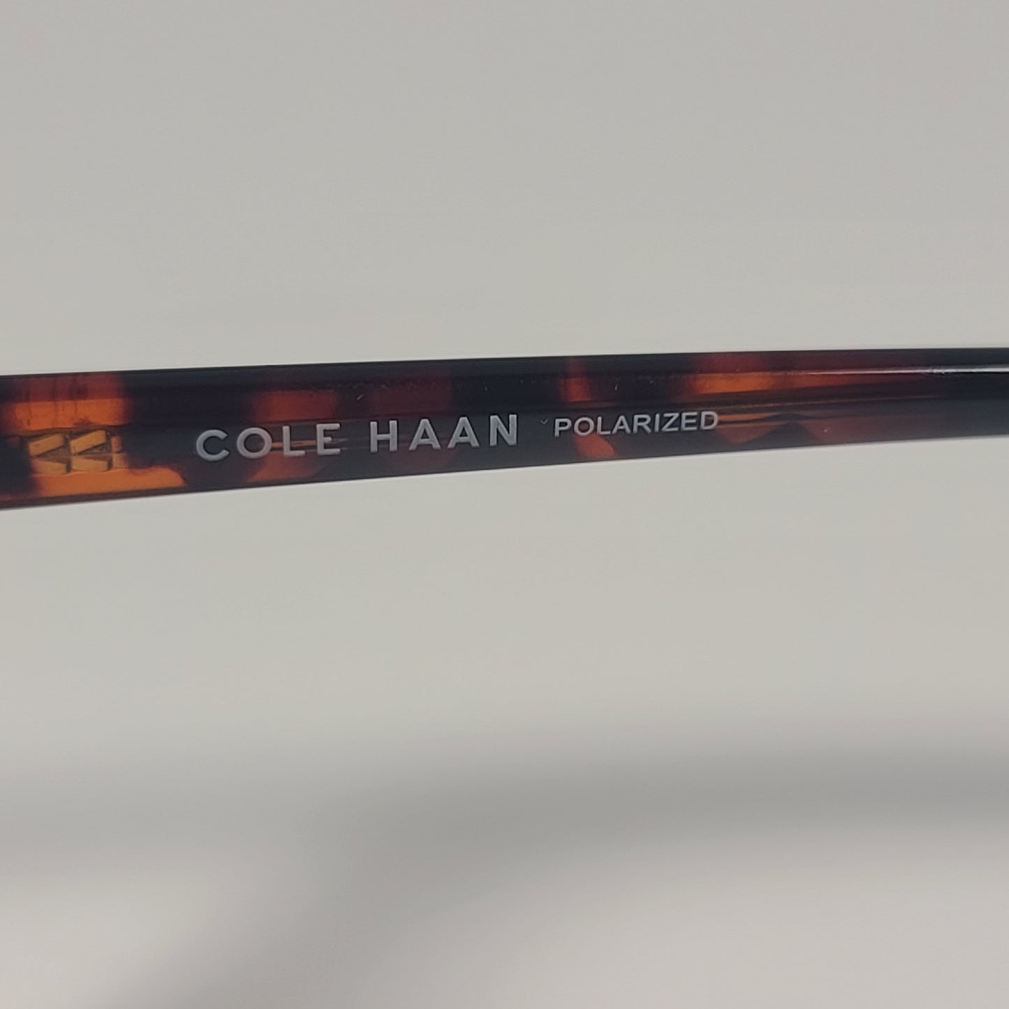 Cole Haan CH9034 215 Polarized Square Sunglasses Brown Tortoise Brown Lens 53mm - Sunglasses