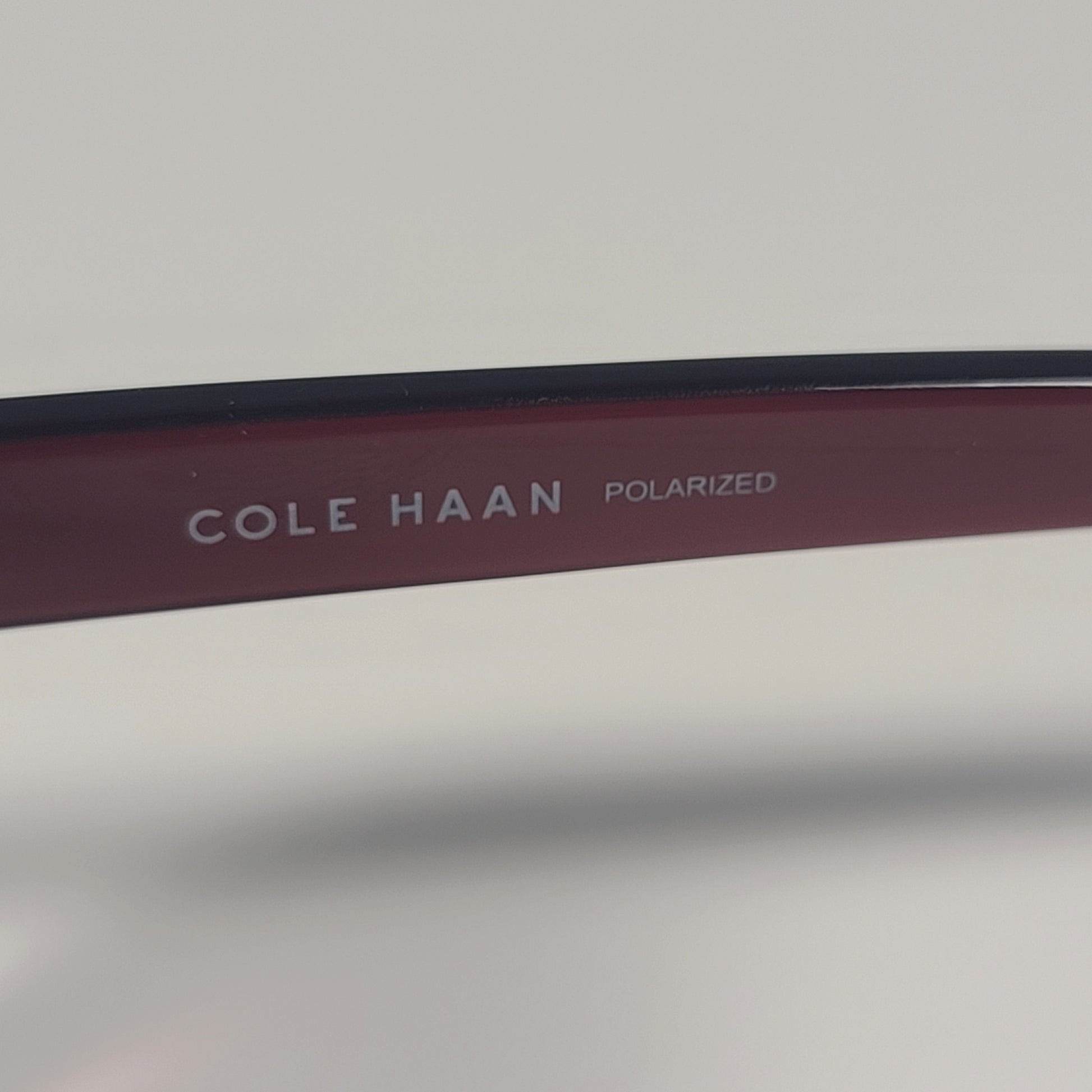 Cole Haan CH9030 603 Polarized Oval Sunglasses Burgundy Gradient & Gray Lens 58mm - Sunglasses