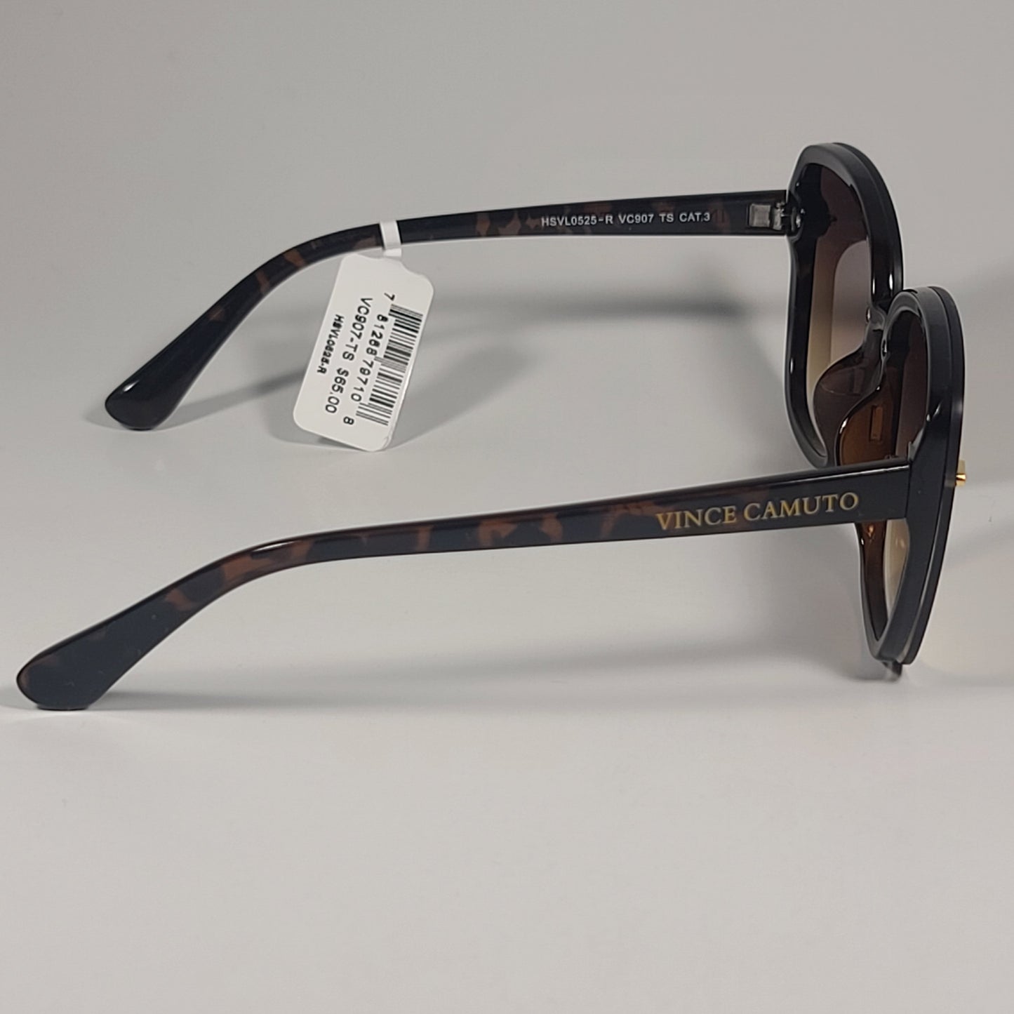 Vince Camuto VC907 TS Rimless Cat Sunglasses Brown Tortoise And Brown Gradient - Sunglasses