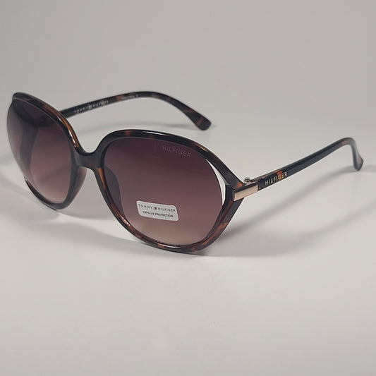 Tommy Hilfiger ’MOLLY’ WP OL279 Vented Oversize Sunglasses Tortoise Brown Lens - Sunglasses