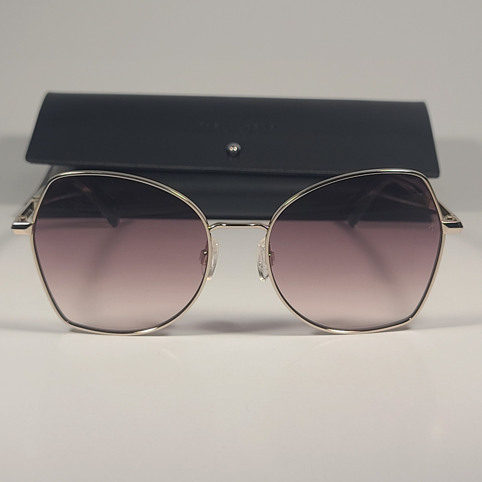 RAG & BONE RNB1067/G/S 06J HA Butterfly Sunglasses Gold Havana Frame Brown Lens - Sunglasses