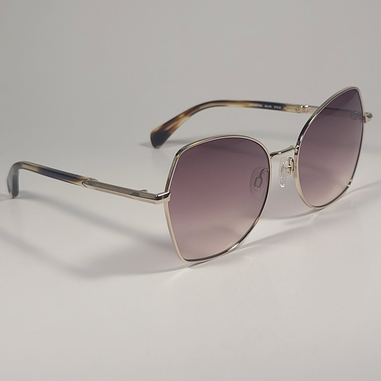 RAG & BONE RNB1067/G/S 06J HA Butterfly Sunglasses Gold Havana Frame Brown Lens - Sunglasses