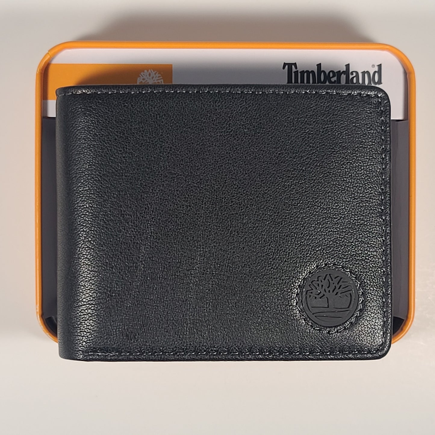 Timberland Men’s Bifold Black Premium Genuine Leather Passcase Wallet NP0729/08RS - Wallets